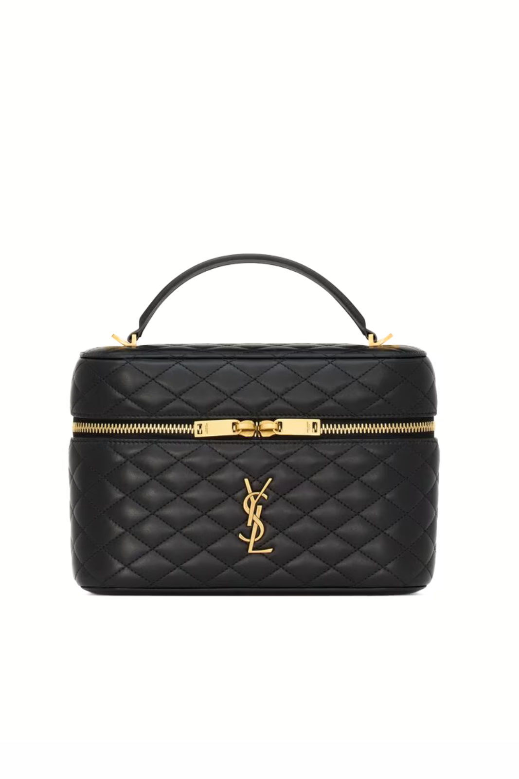 Saint Laurent Gaby Vanity large bag in lambskin Black