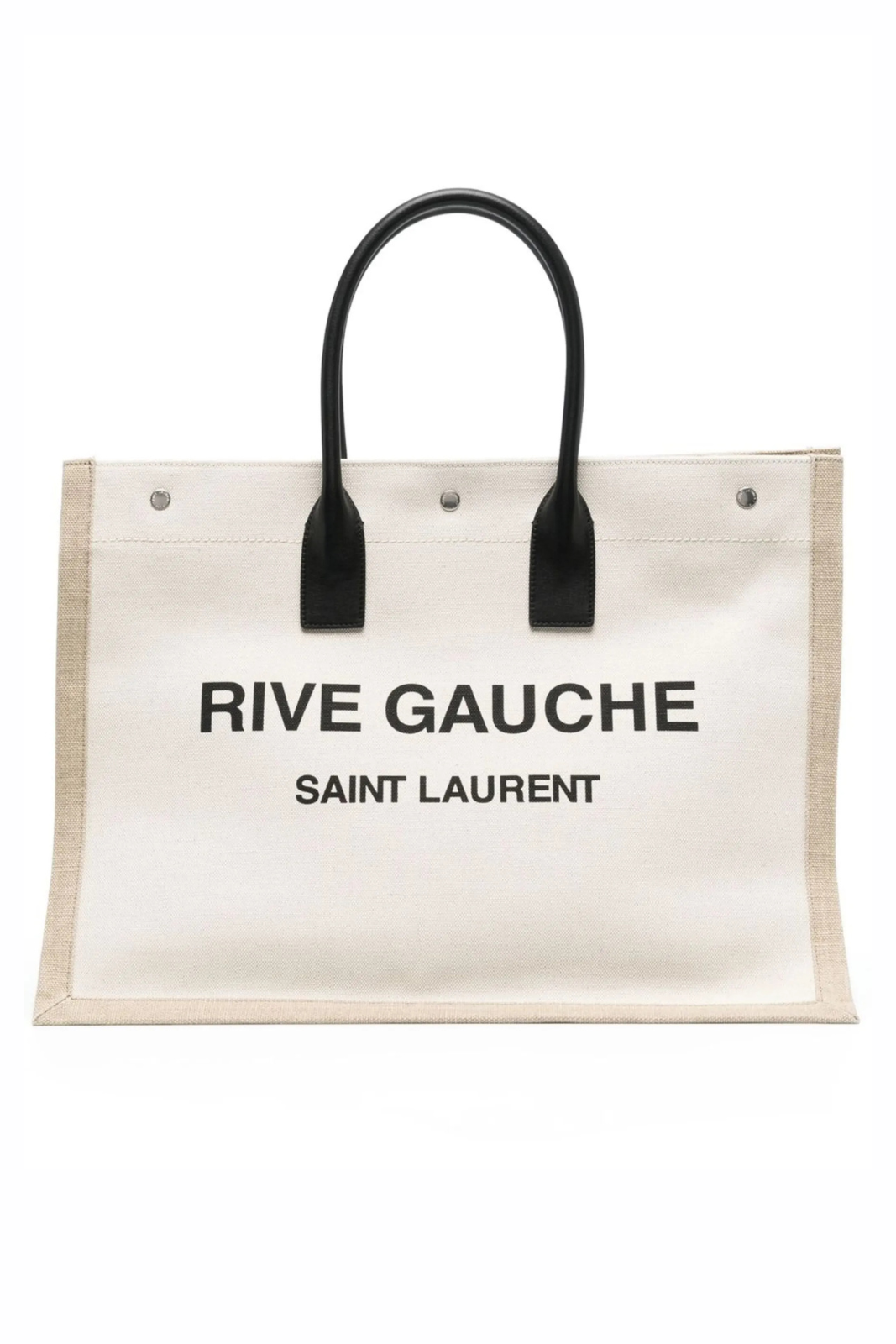 Saint Laurent Rive Gauche tote bag white beige