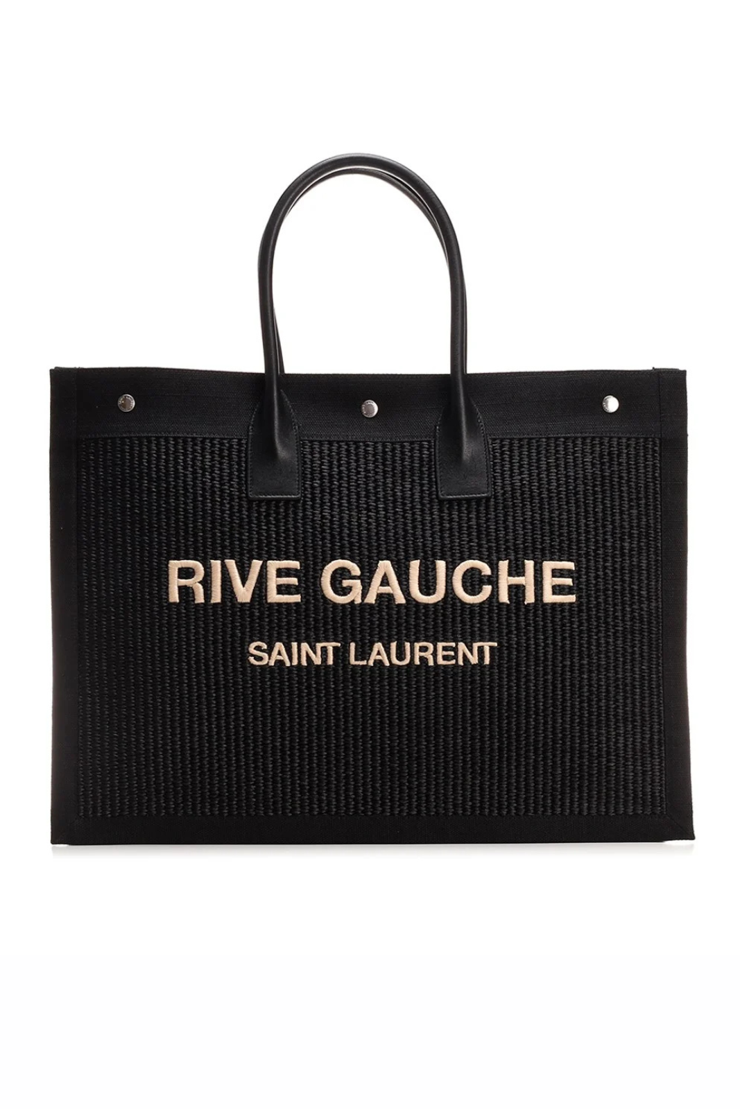 Saint Laurent Rive Gauche Black Tote Bag