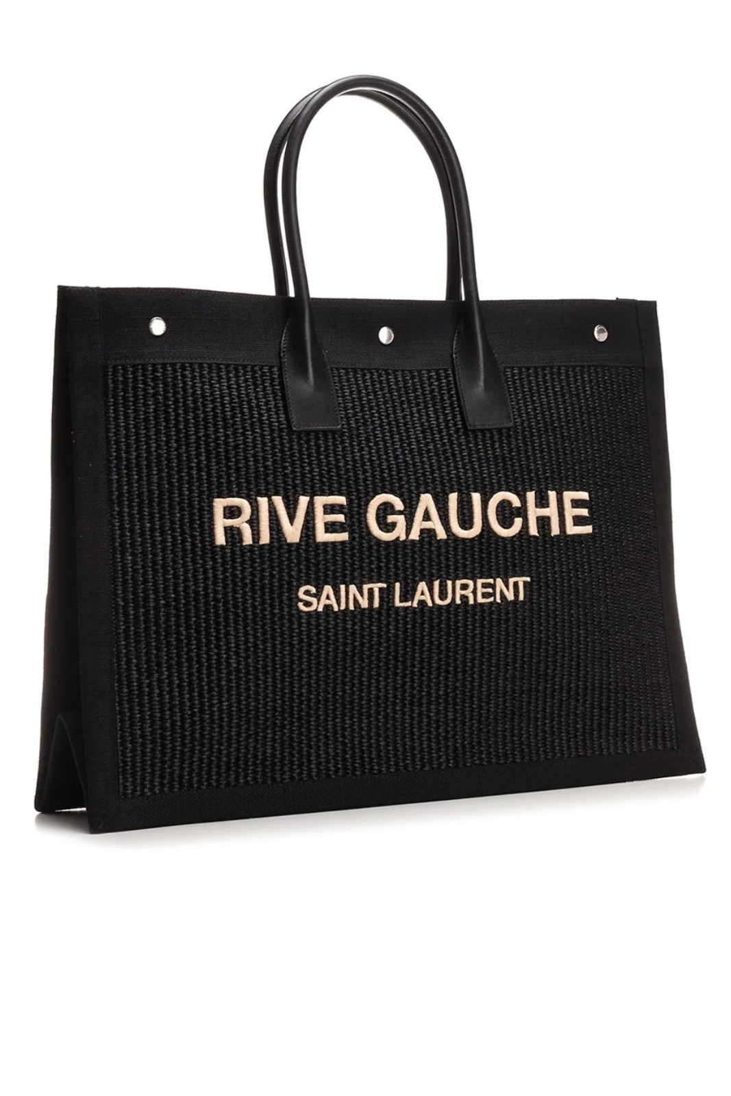 Saint Laurent Rive Gauche Black Tote Bag