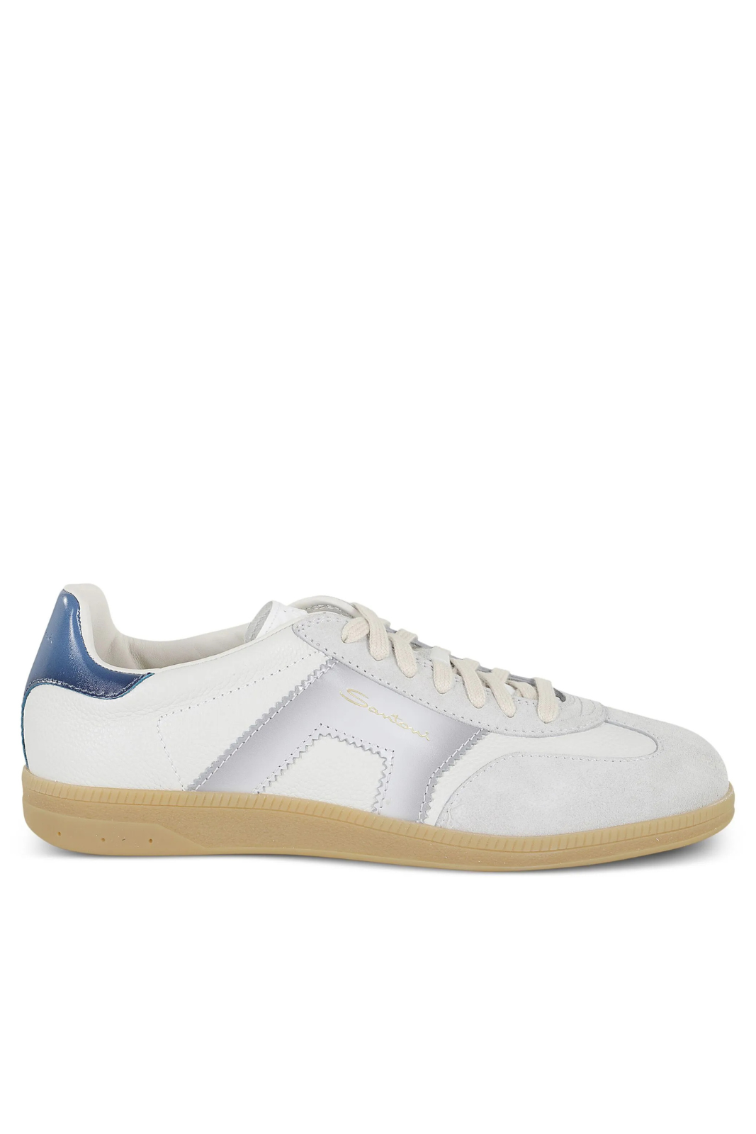 Santoni DBS Oly Man Sneakers White Blue
