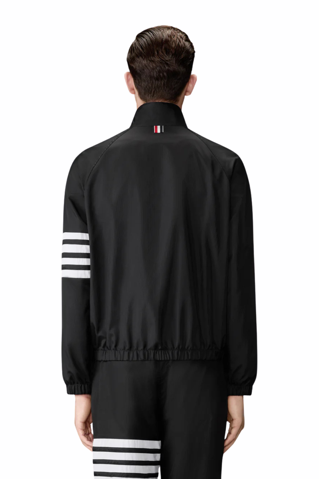 Thom Browne Shiny Ripstop Raglan 4-Bar Track jacket