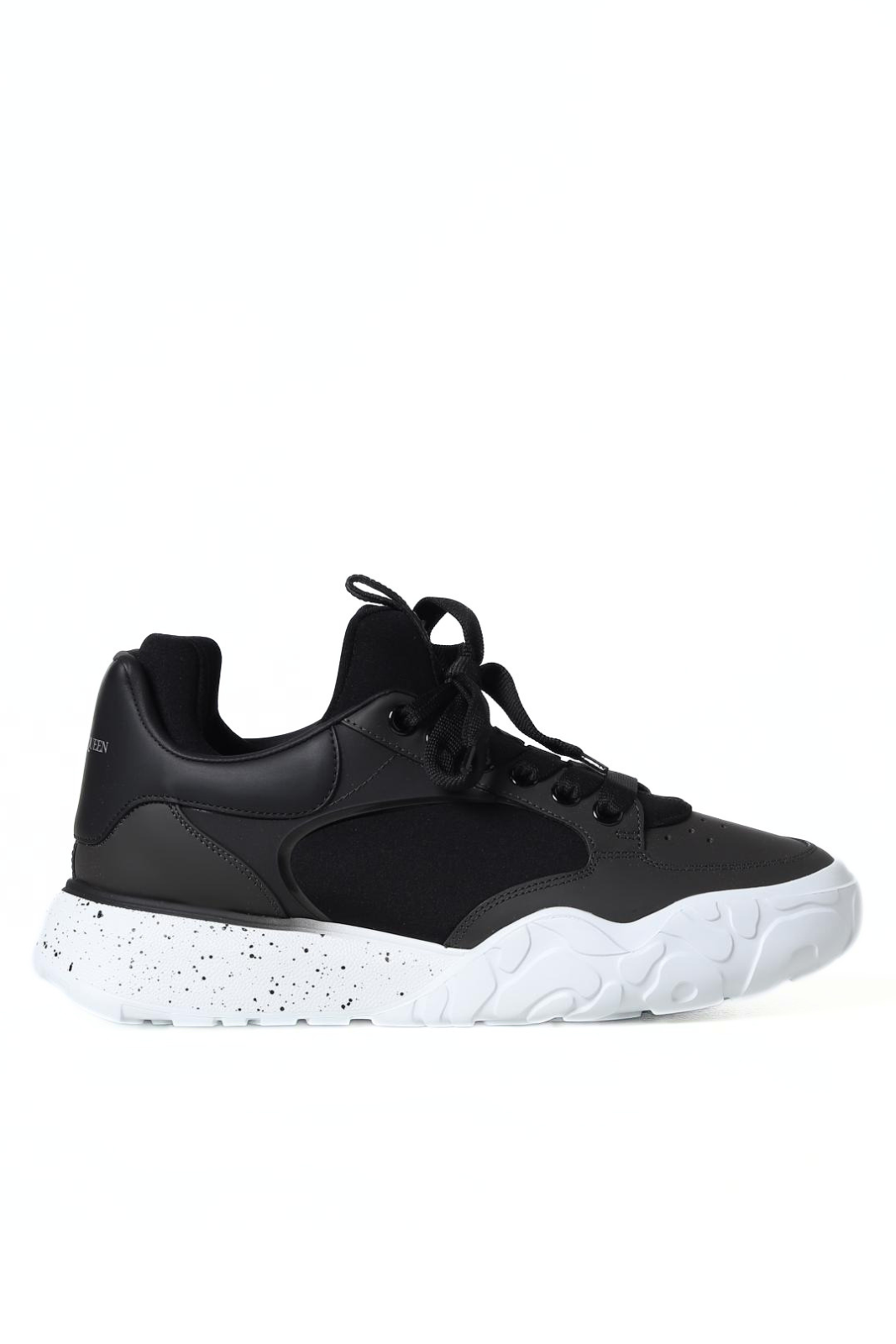 Alexander McQueen New Court Eco Black Sneakers Man