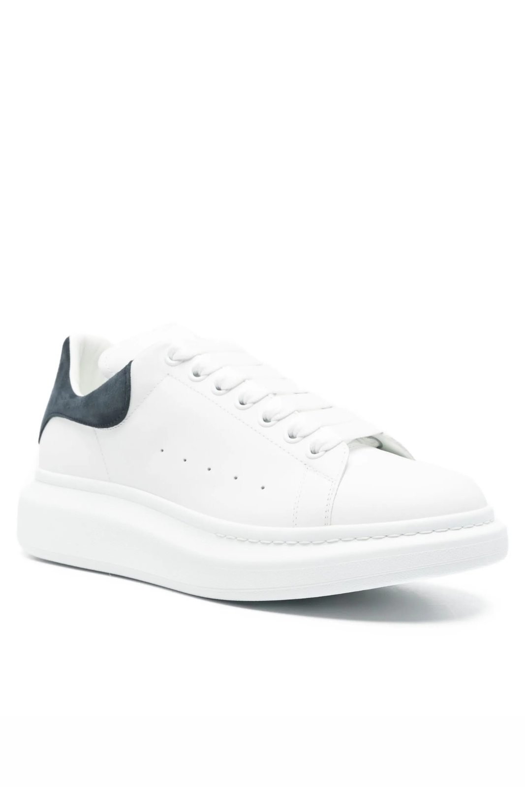 Alexander McQueen Sneakers White Dark Blue Low Top
