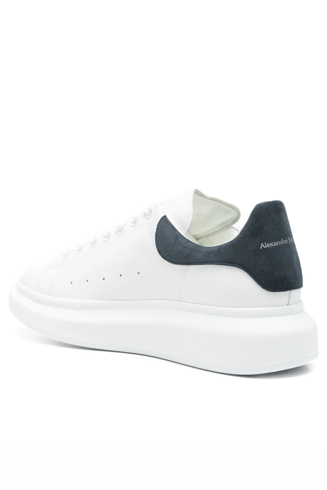 Alexander McQueen Sneakers White Dark Blue Low Top