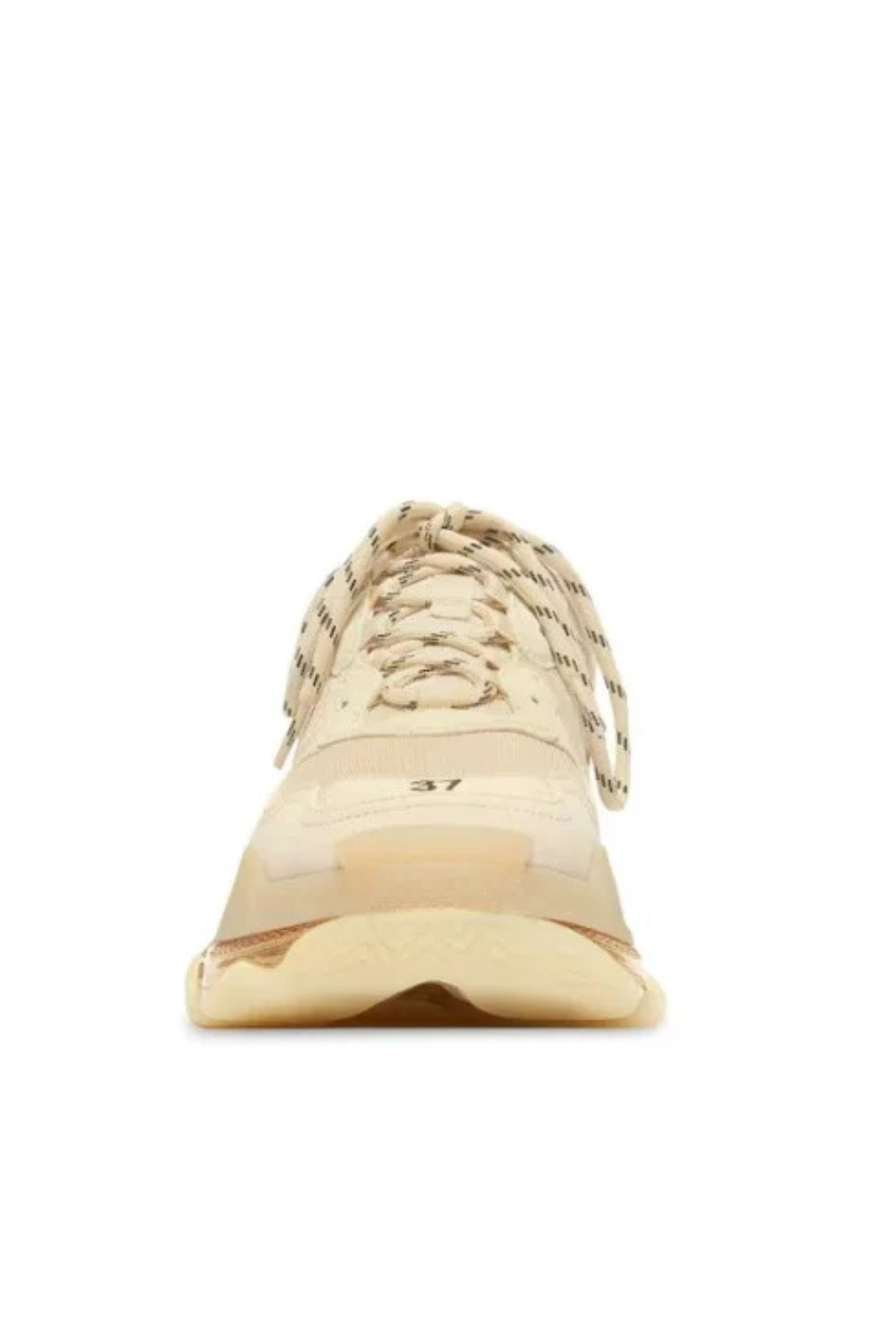 Balenciaga Triple S Clear Sole Women Sneakers, Beige