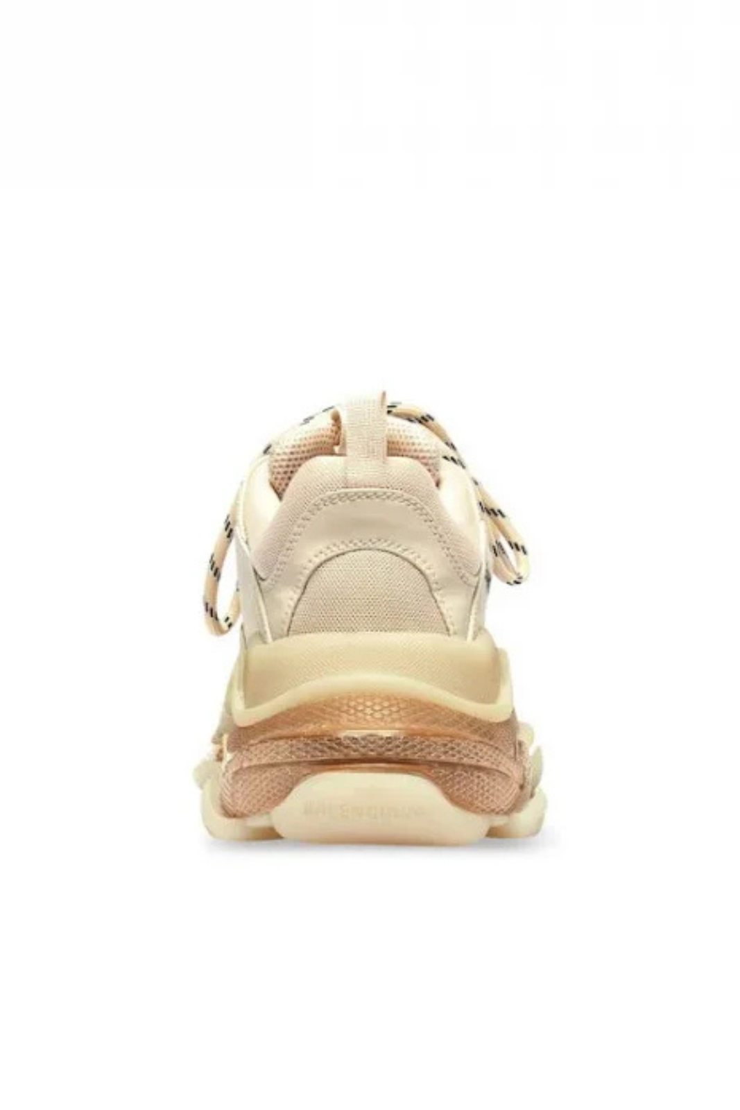 Balenciaga Triple S Clear Sole Women Sneakers, Beige