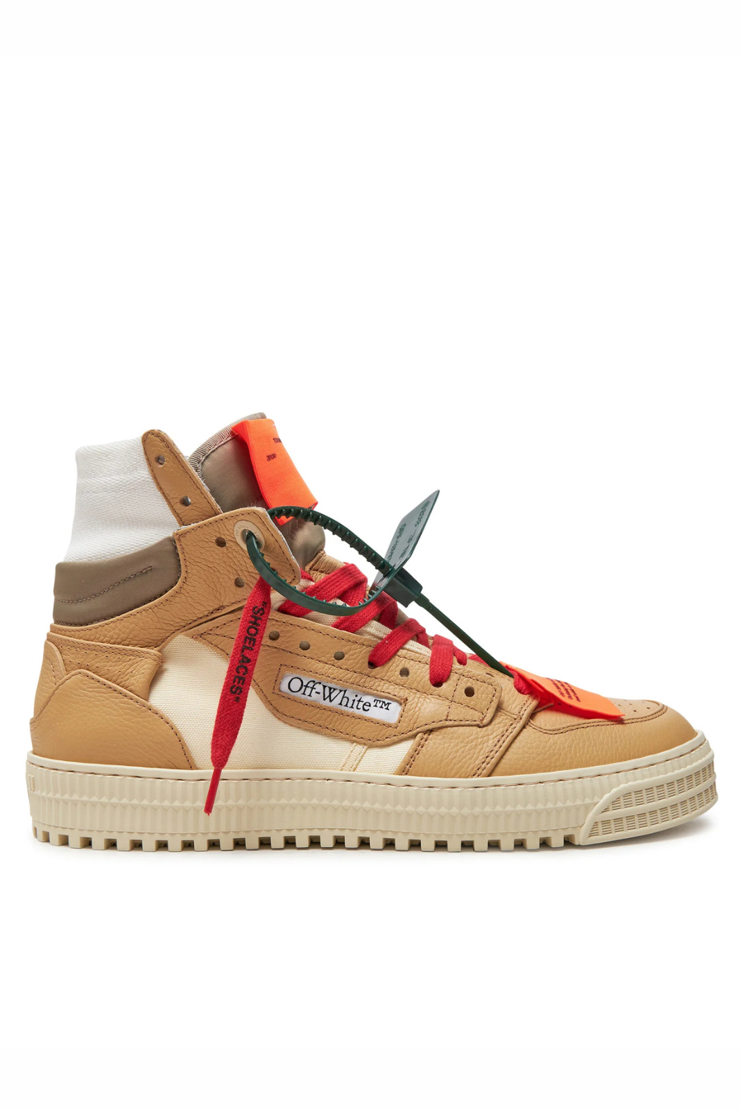 Off-White Off-Court 3.0 High Cream Brown Sneakers