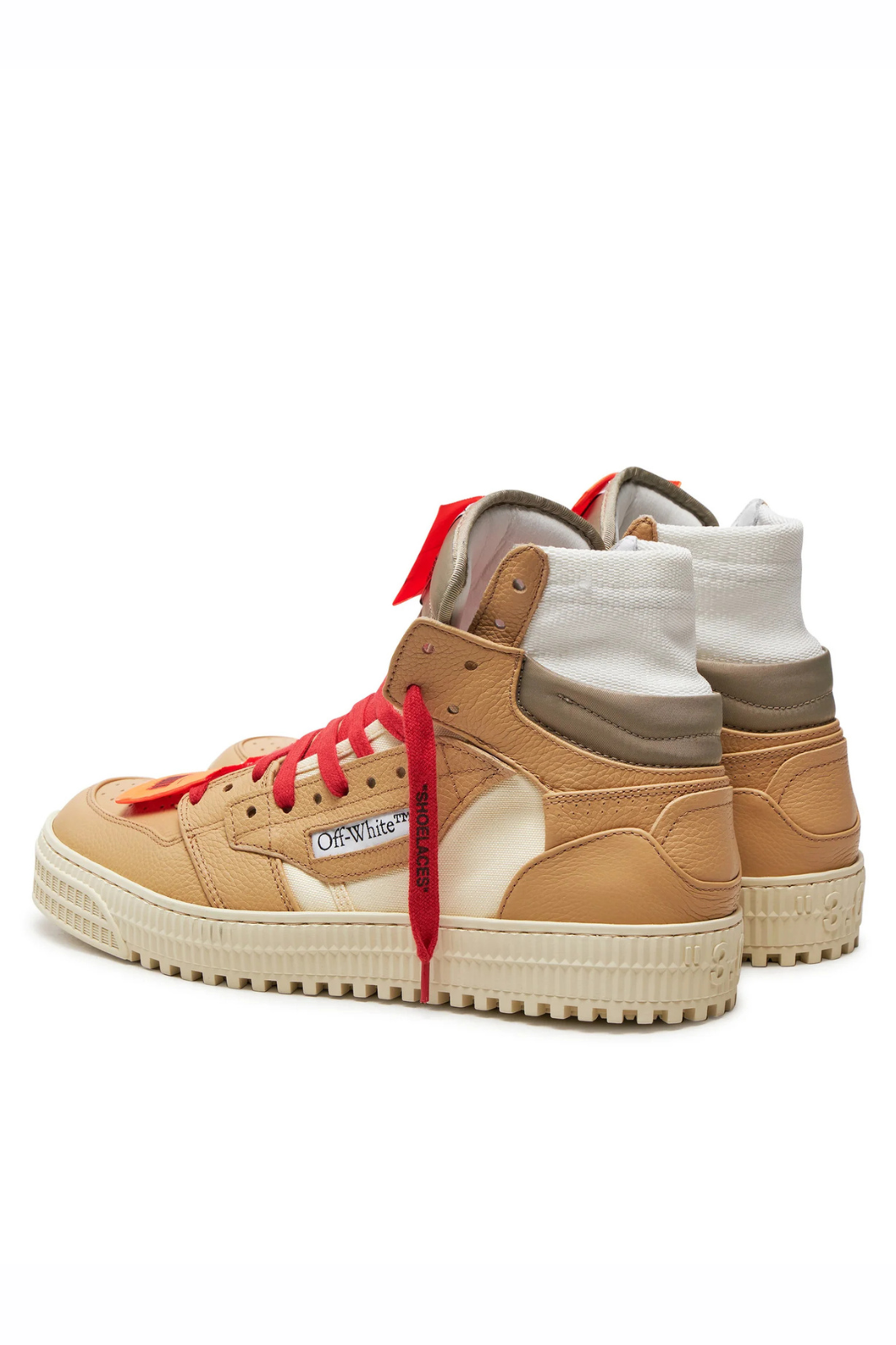 Off-White Off-Court 3.0 High Cream Brown Sneakers