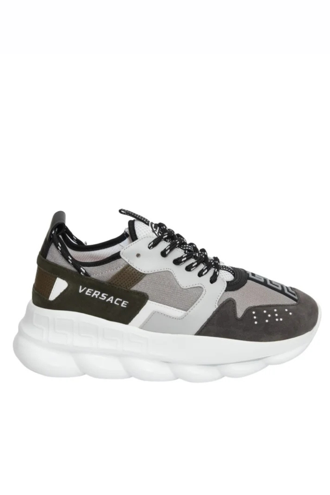 Versace Chain Reaction V2 Multicolor Grey man sneakers