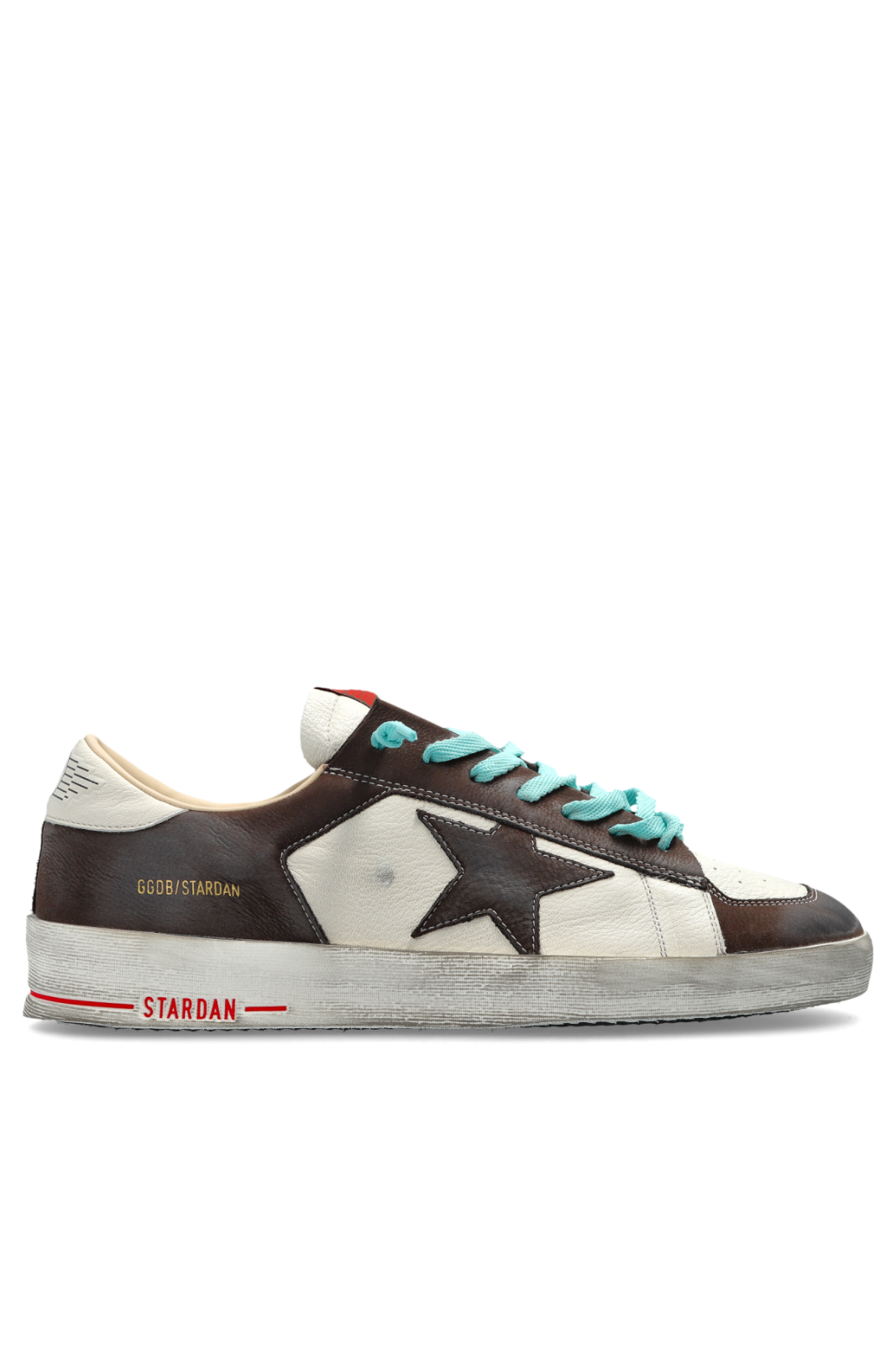 Golden Goose Brown Sports shoes Stardan Con Collarino Spezzato