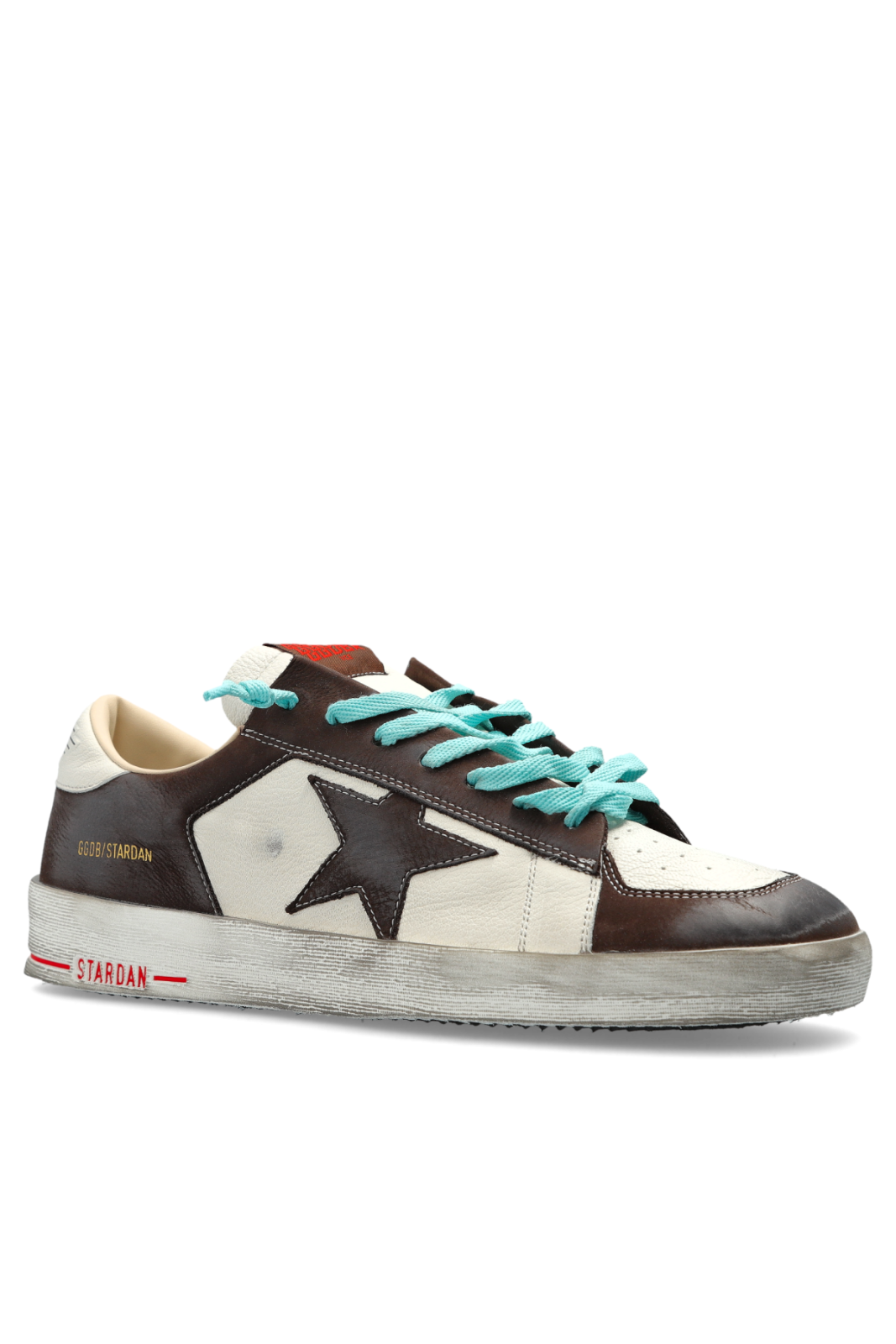Golden Goose Brown Sports shoes Stardan Con Collarino Spezzato