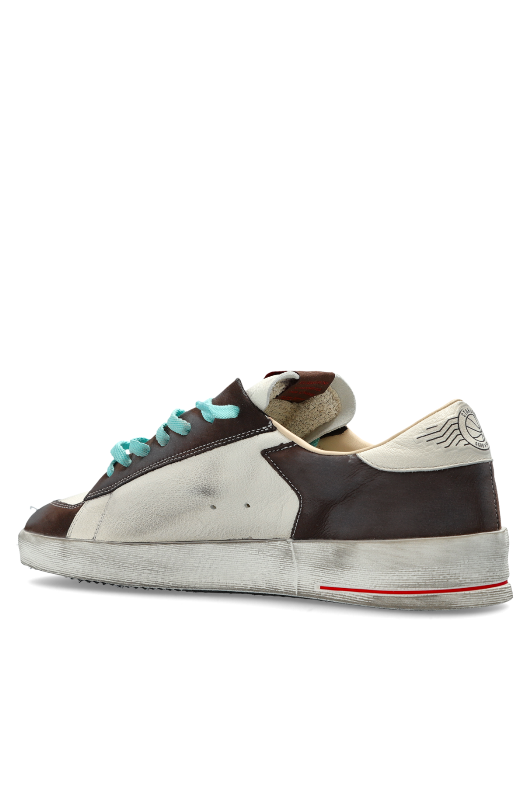 Golden Goose Brown Sports shoes Stardan Con Collarino Spezzato