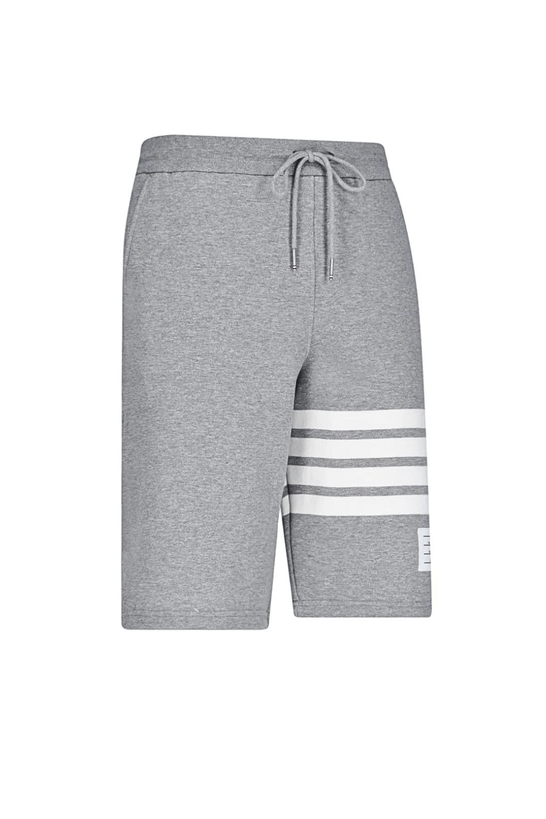 Thom Browne 4-Bar jersey shorts grey