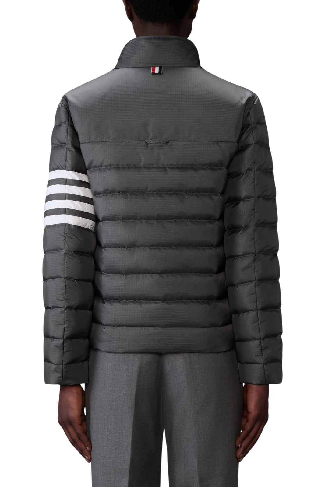 Thom Browne four-bar stip-detail jacket