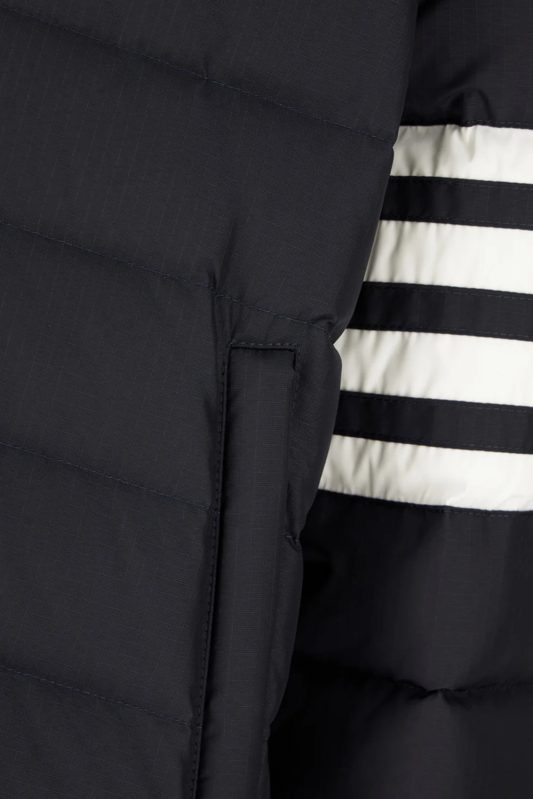 Thom Browne Midnight blue polyester blend down jacket