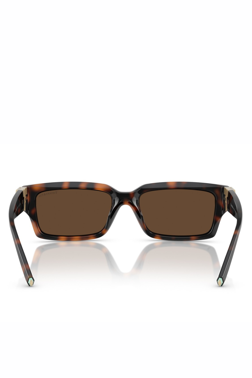 Tiffany &amp; CO Eyewear transparent frame Brown Havana sunglasses