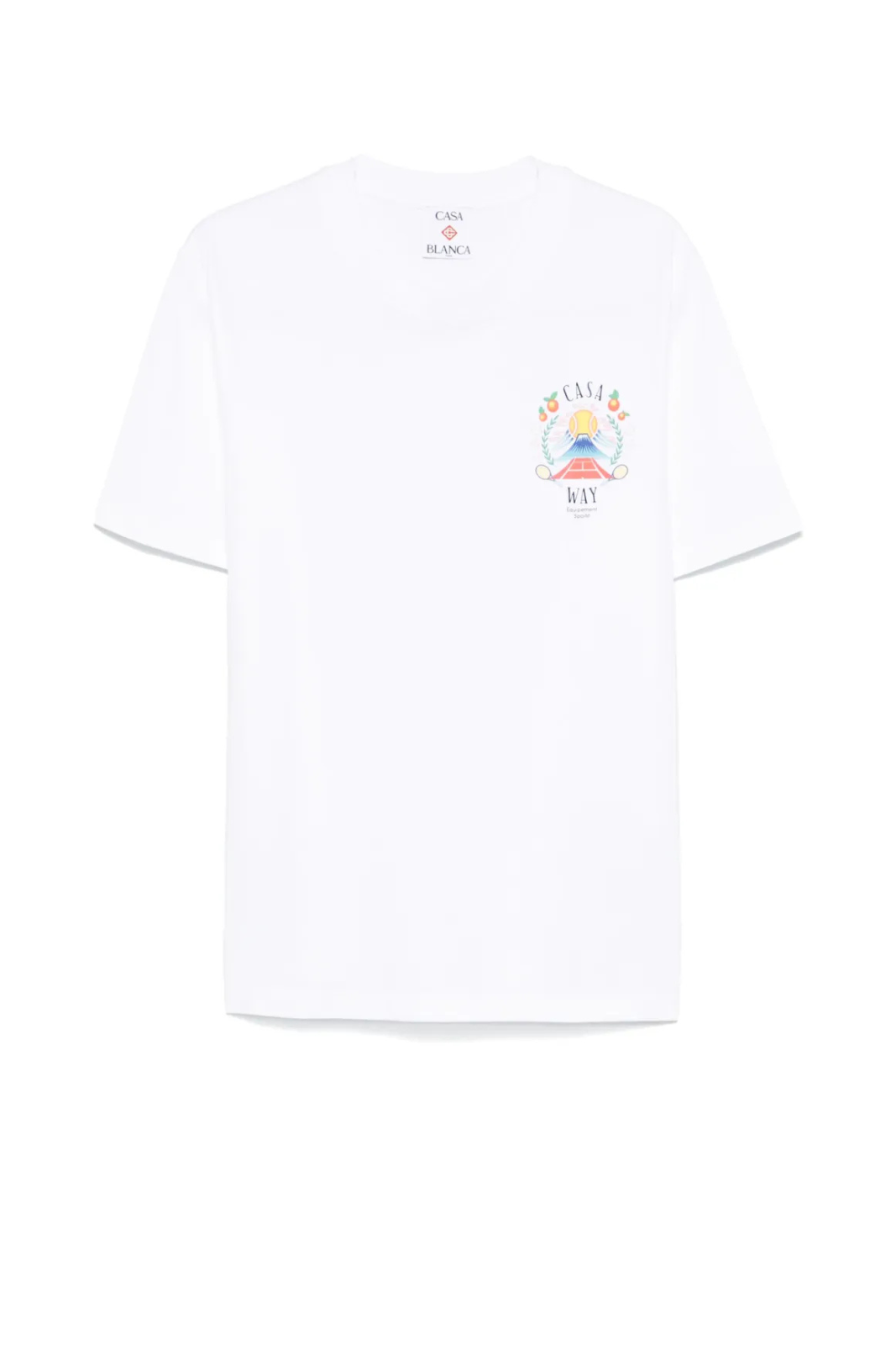 Casablanca Cotton White T-Shirt Casa Way for man
