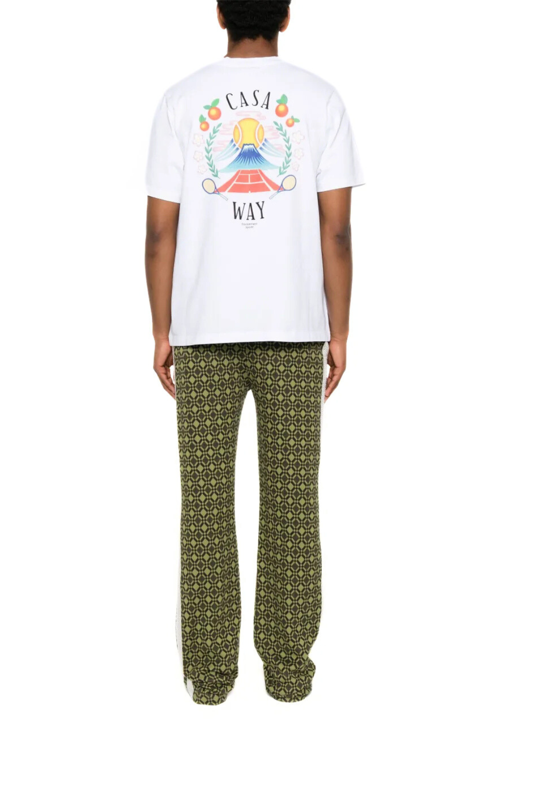 Casablanca Cotton White T-Shirt Casa Way for man