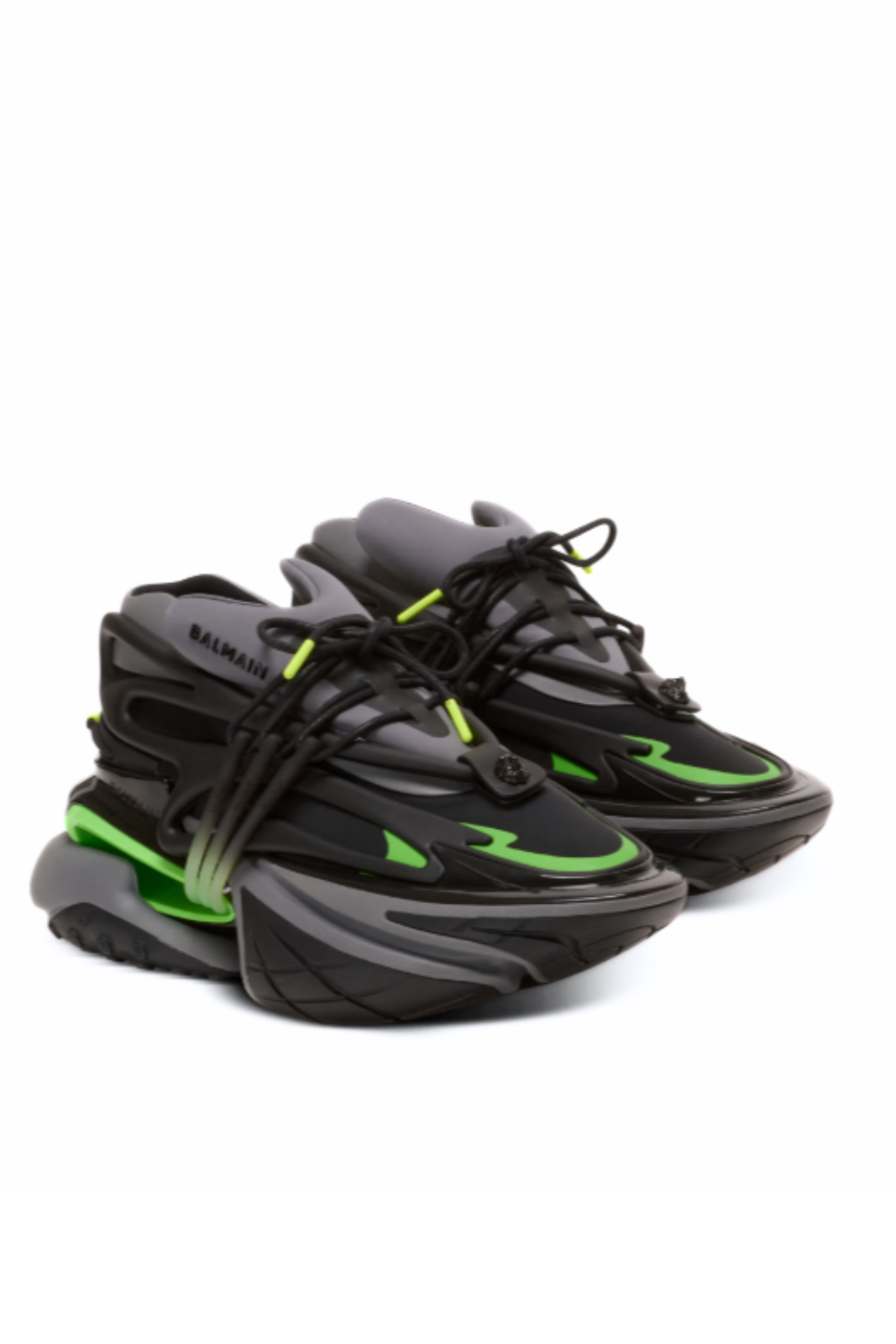 Balmain Unicorn Low Men sneakers in neoprene and calfskin
