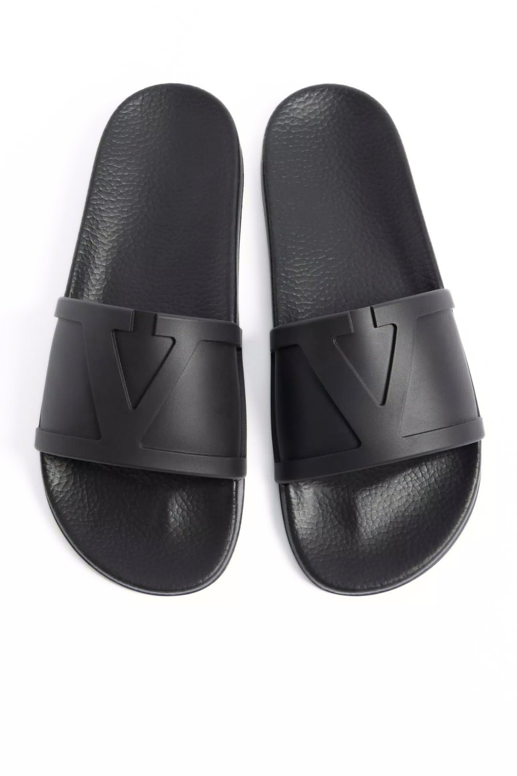 Valentino Garavani Coolside Rubber Man Slide Sandal Black