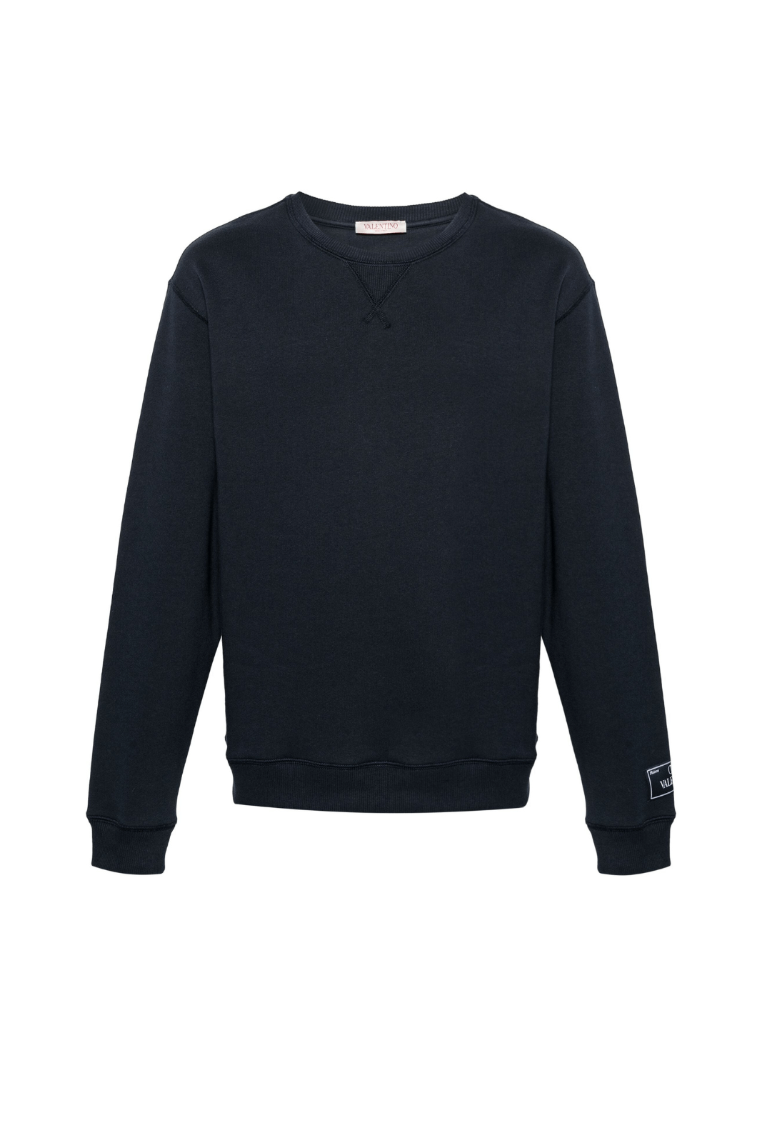 Valentino Garavani logo-patch cotton sweatshirt