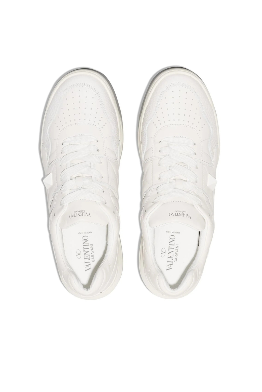 Valentino Garavani One Stud XL leather sneakers White