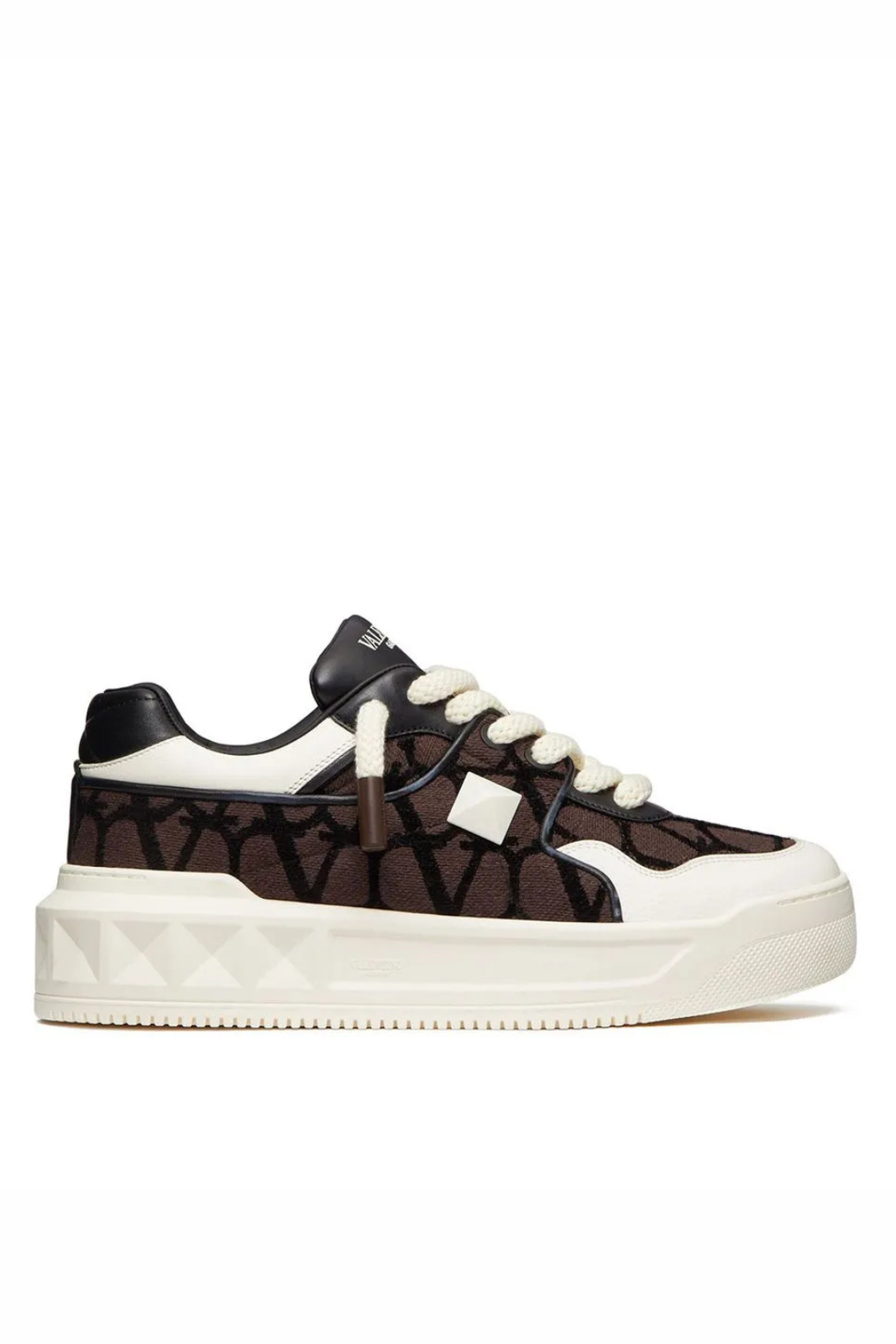 Valentino Garavani Pantofi sport One Stud XL White Brown