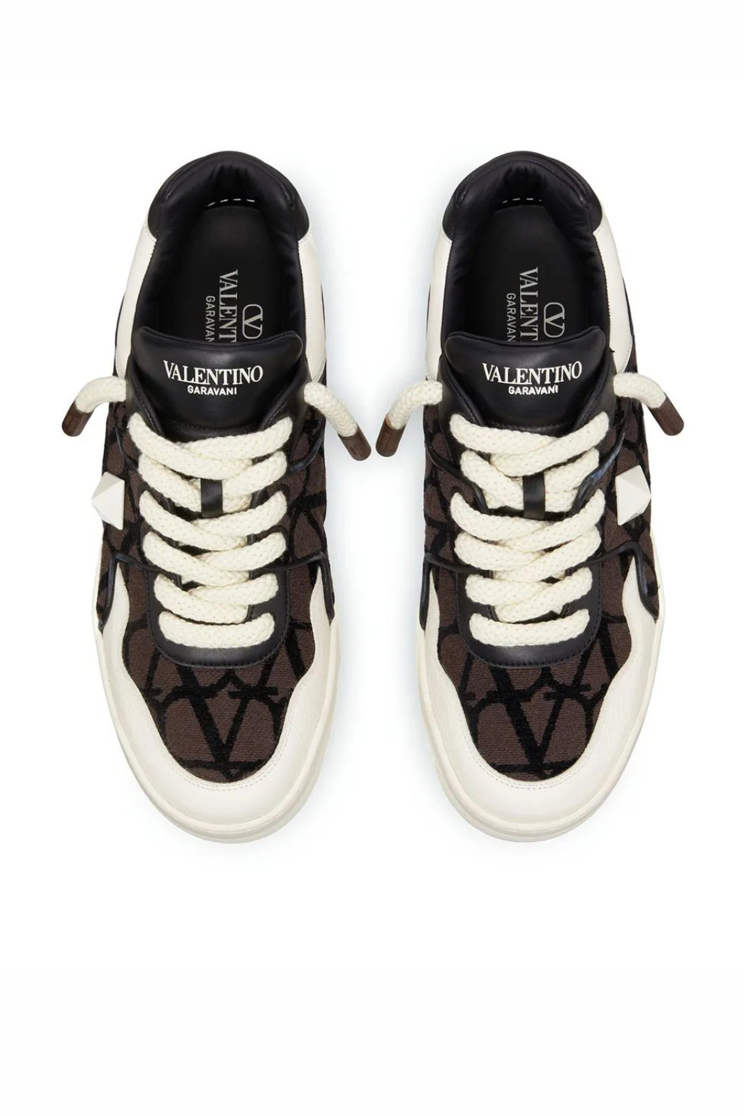 Valentino Garavani Pantofi sport One Stud XL White Brown
