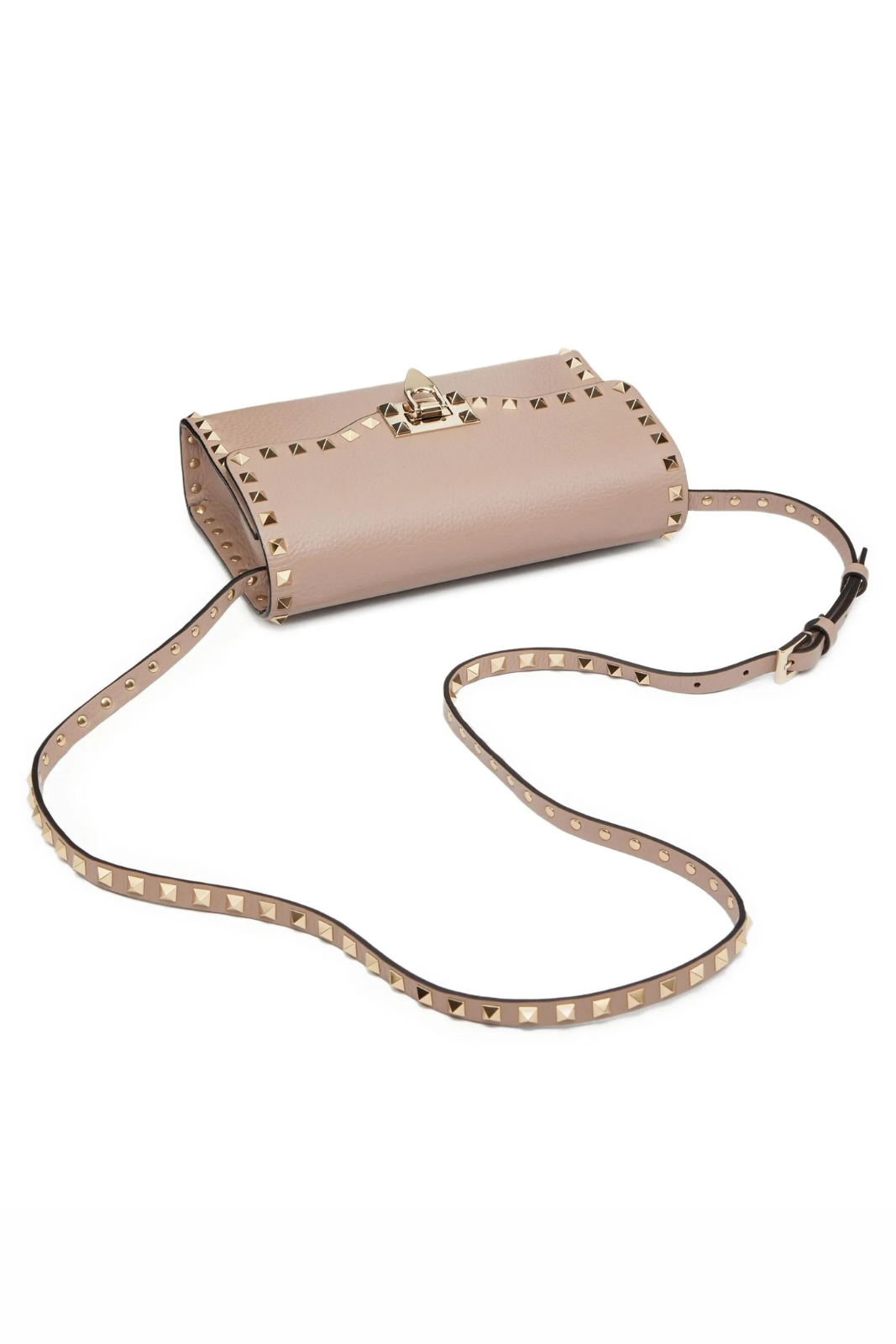 Valentino Garavani small Rockstud cross body bag pink