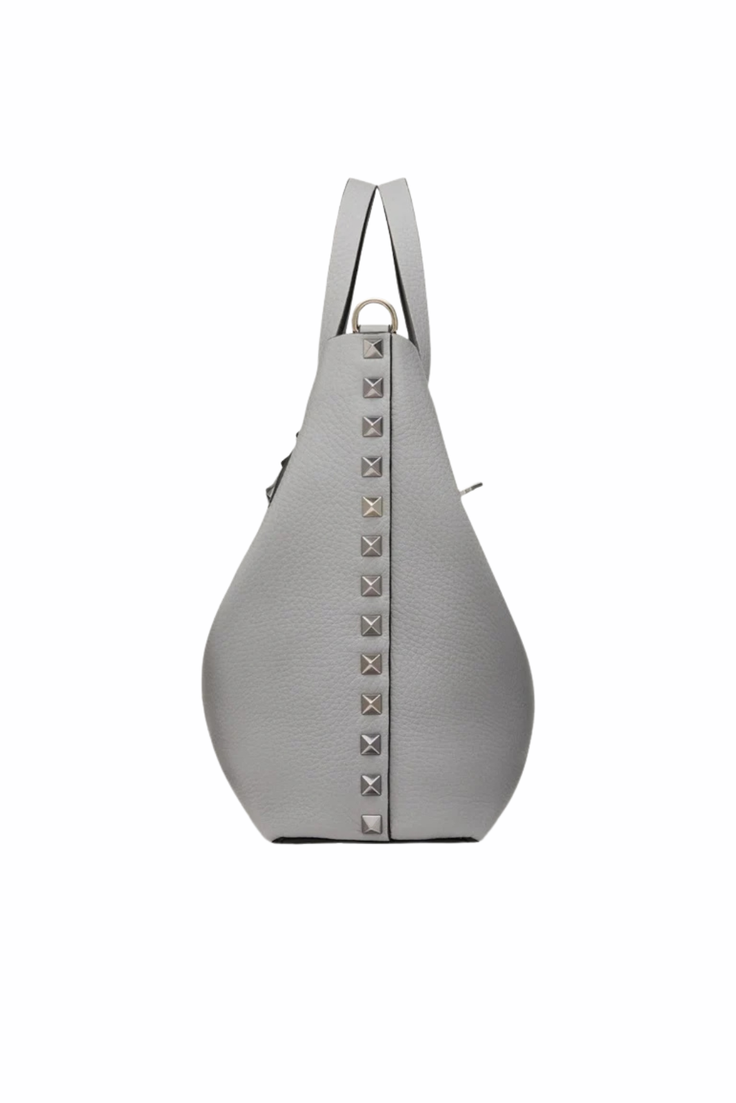 Valentino Garavani Small Rockstud Tote Bag Grey