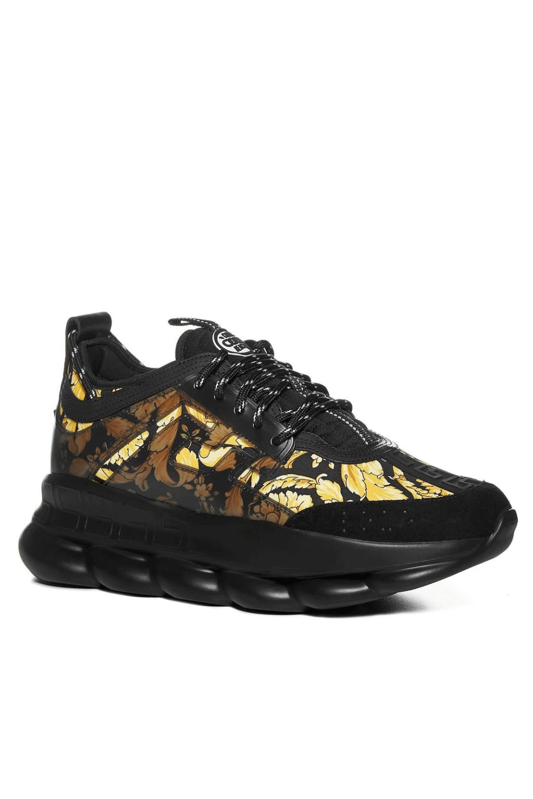 Versace Chain Reaction Sneakers Black Barocco