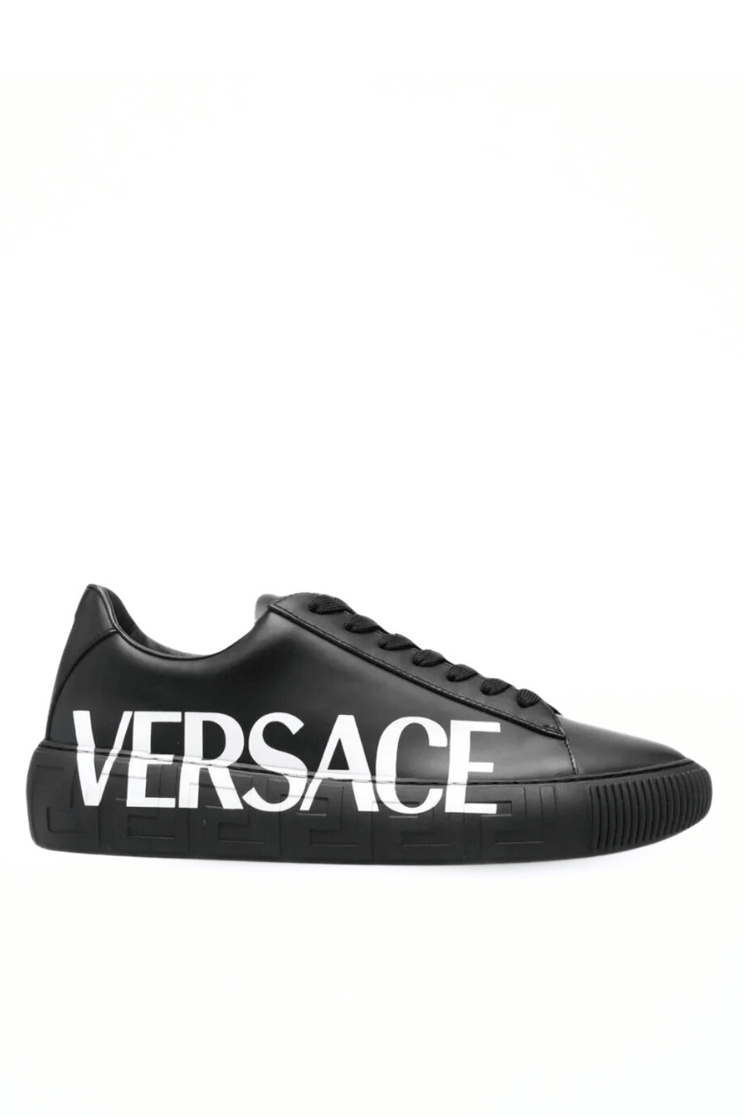 Versace Greca Low-top sneakers black logo white