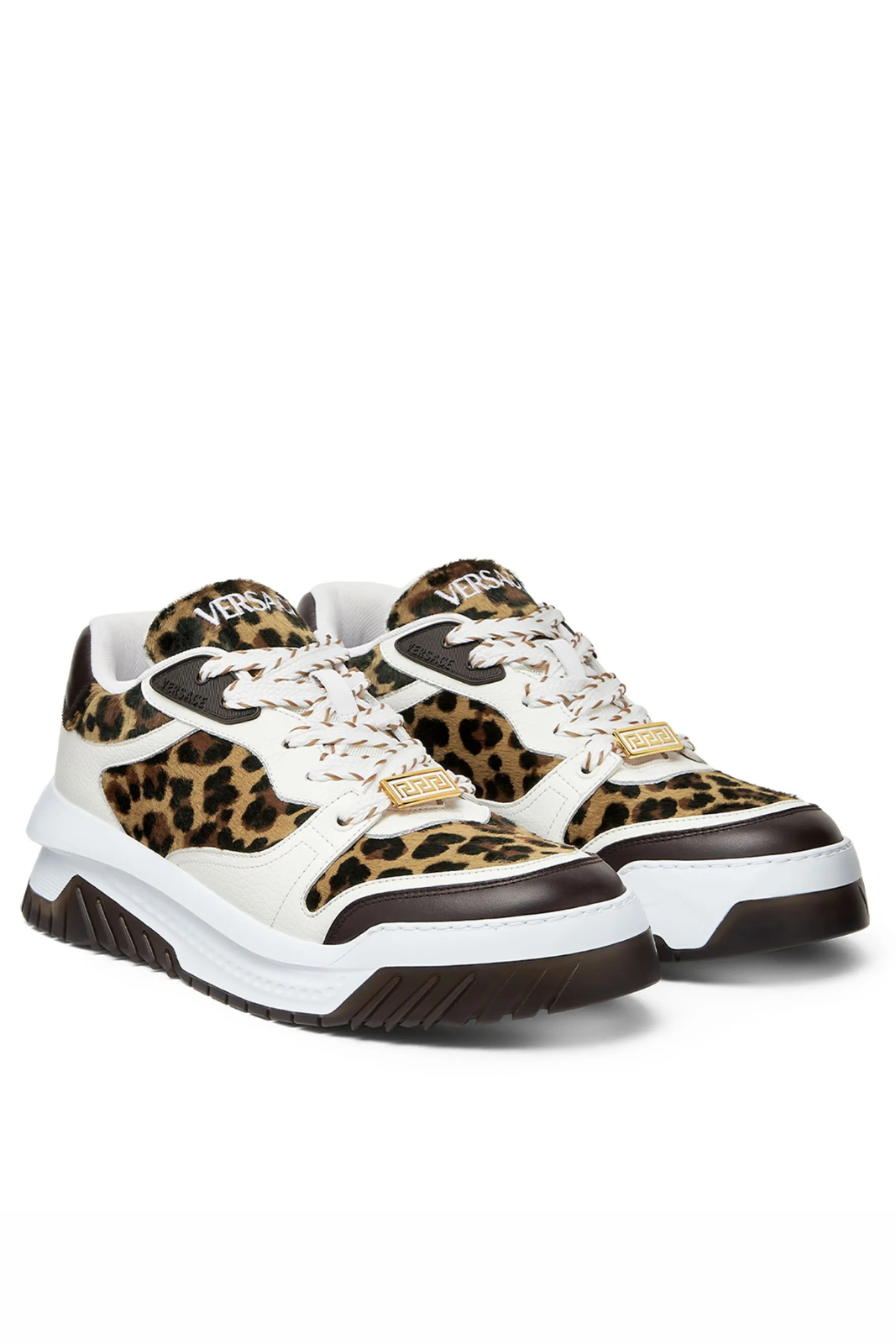 Versace Odissea leopard-print sneakers