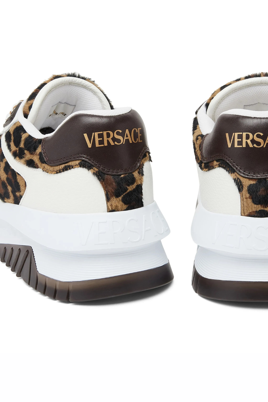 Versace Odissea leopard-print sneakers