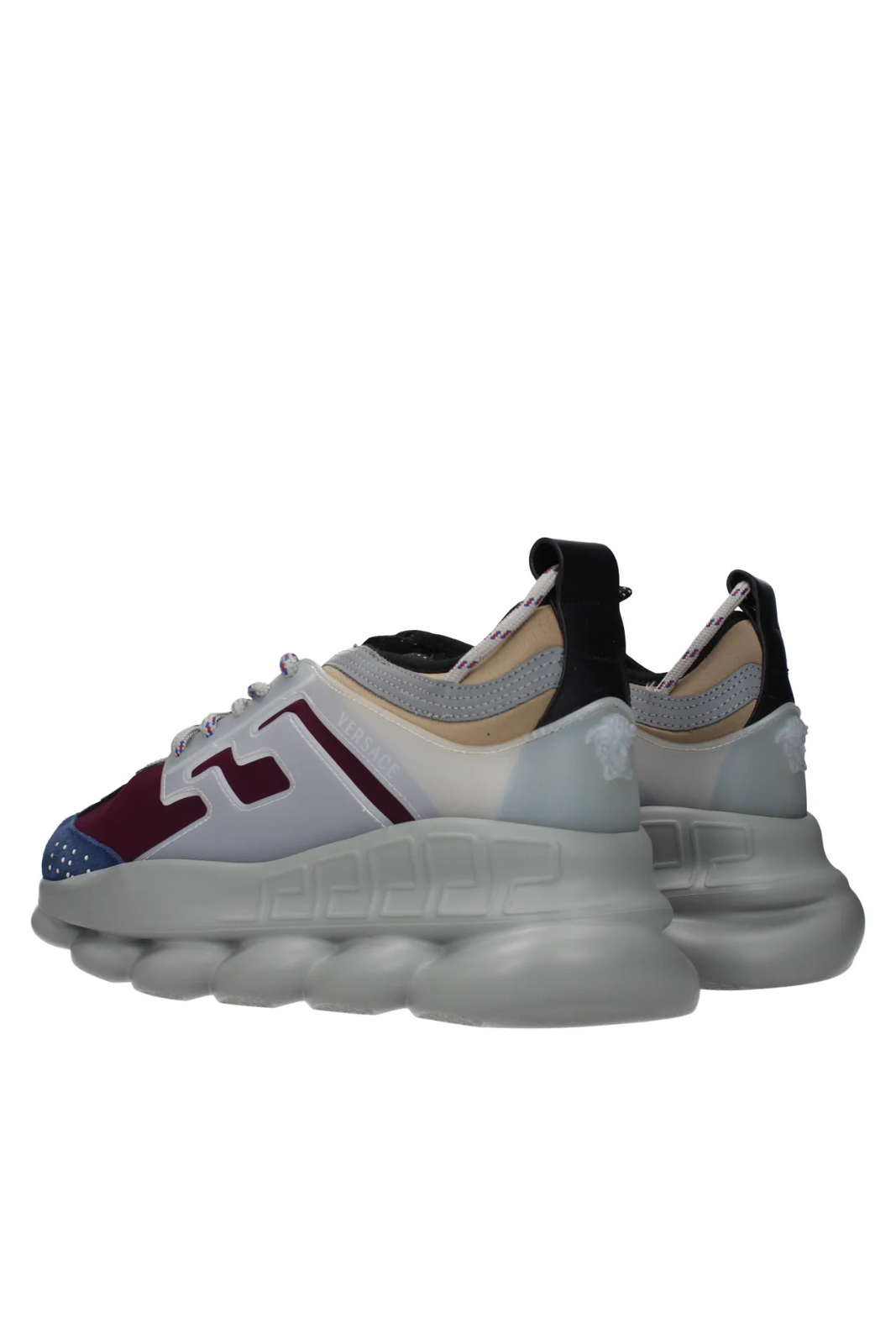 Versace Chain Reaction Men's Sneakers Multicolored Fabric