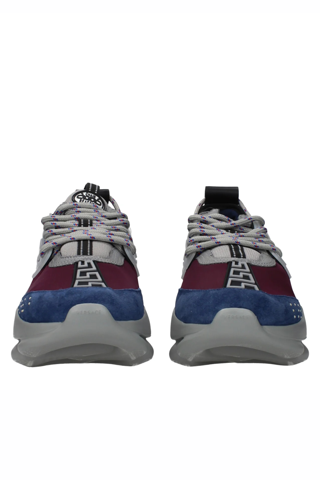 Versace Chain Reaction Men's Sneakers Multicolored Fabric