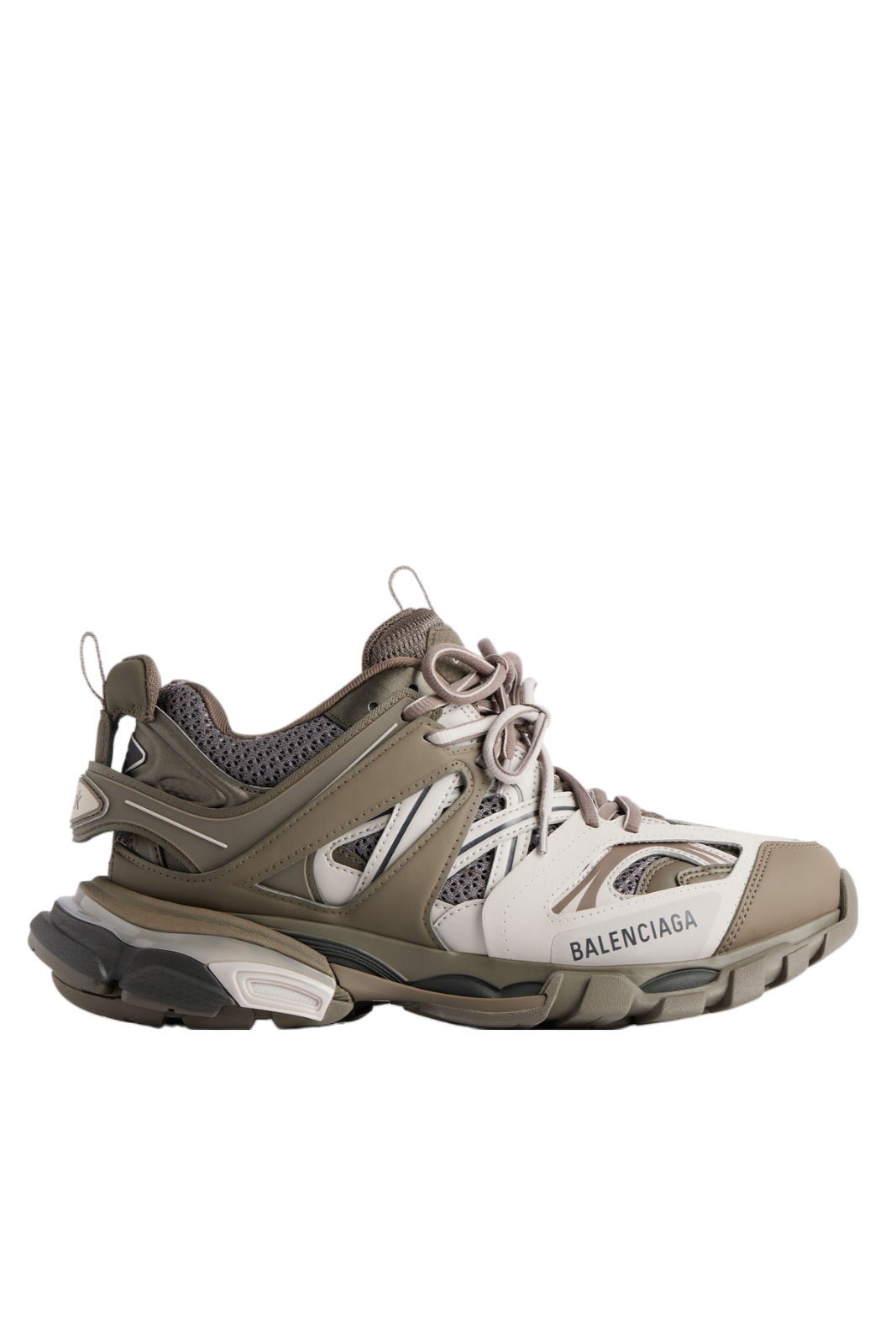 Balenciaga Comfortable Rubber Sole Flat Grey Dark Brown Sneakers