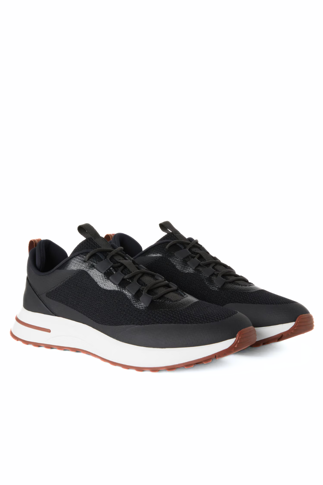 Loro Piana Week End Walk Evo Performance Tehnical Mesh Man Sneakers Black