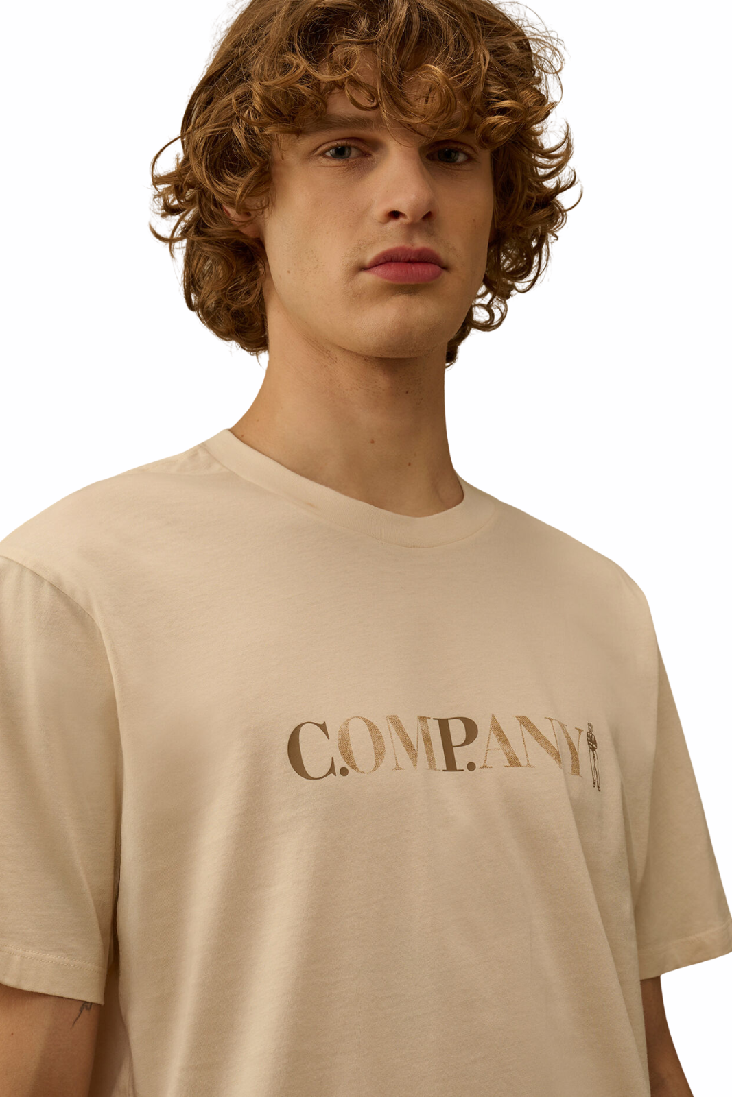 C.P Company 30/1 Jersey Short Sleeve Chest Logo T-Shirt