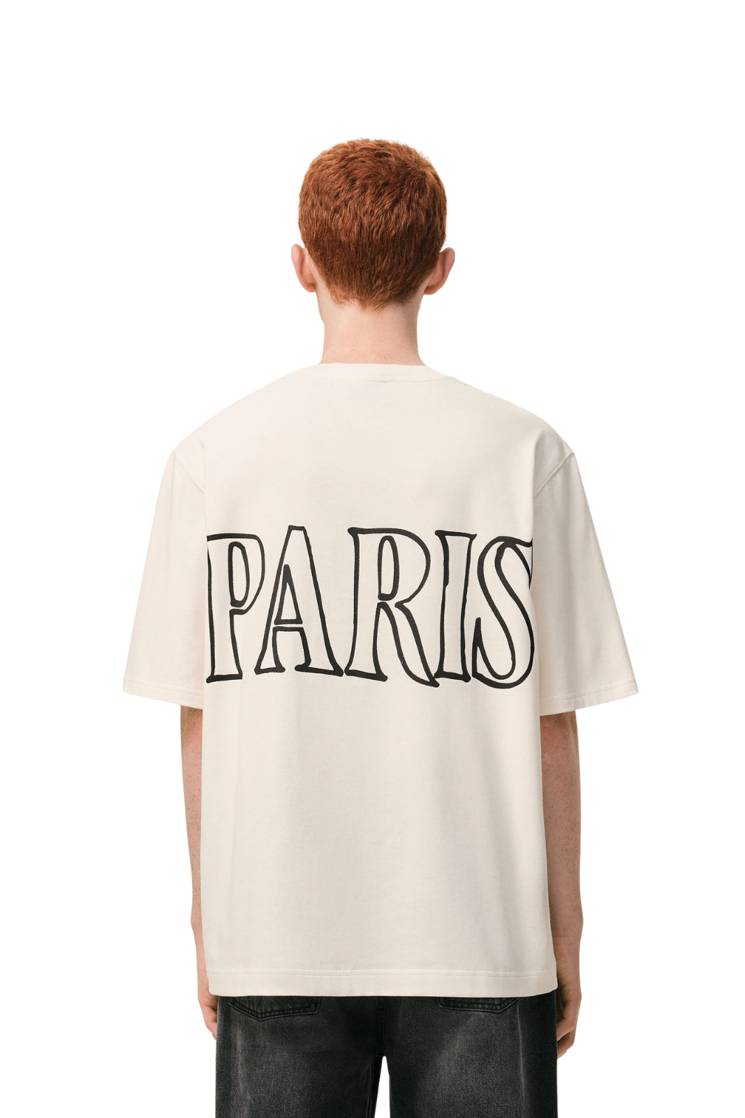 Ami Paris White Cotton Ami Paris Print T-shirt Short sleeves