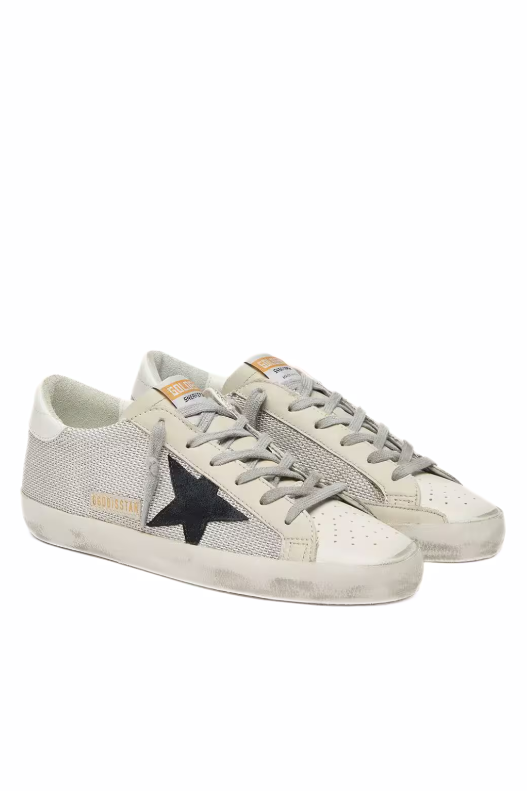 Golden Goose Women's Super-Star in leather with black star