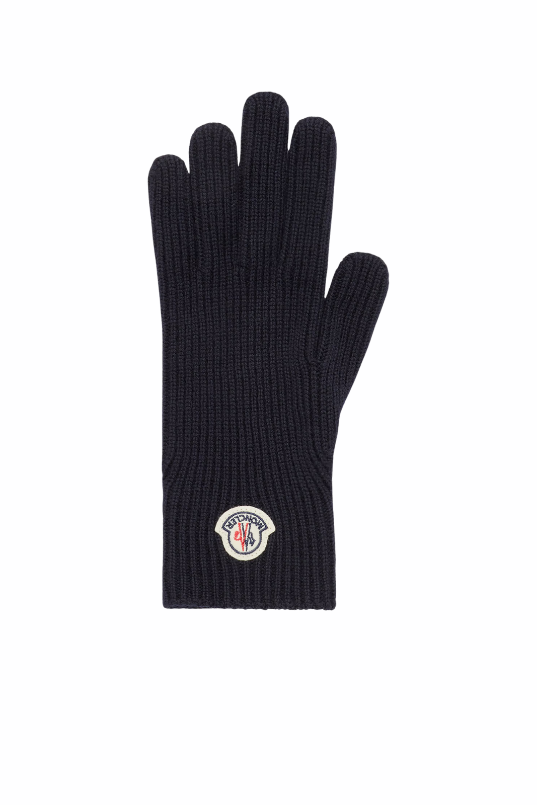Moncler Wool Gloves Dark Blue