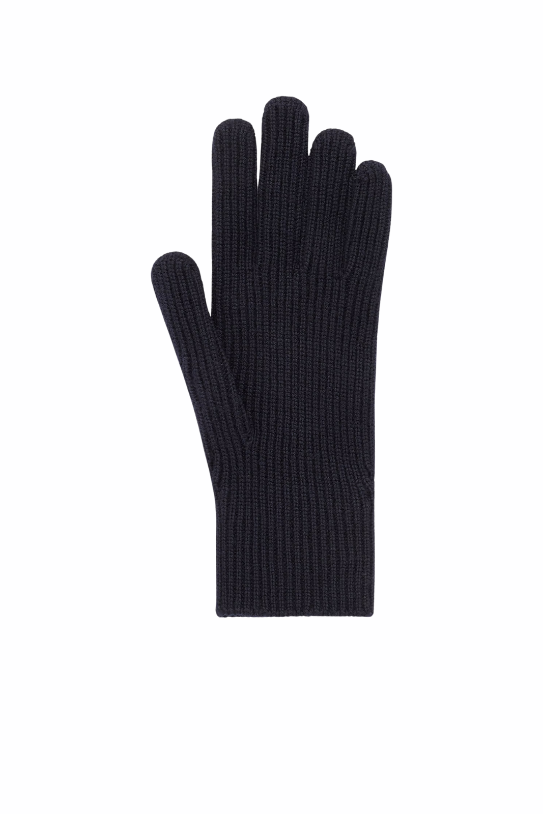 Moncler Wool Gloves Dark Blue
