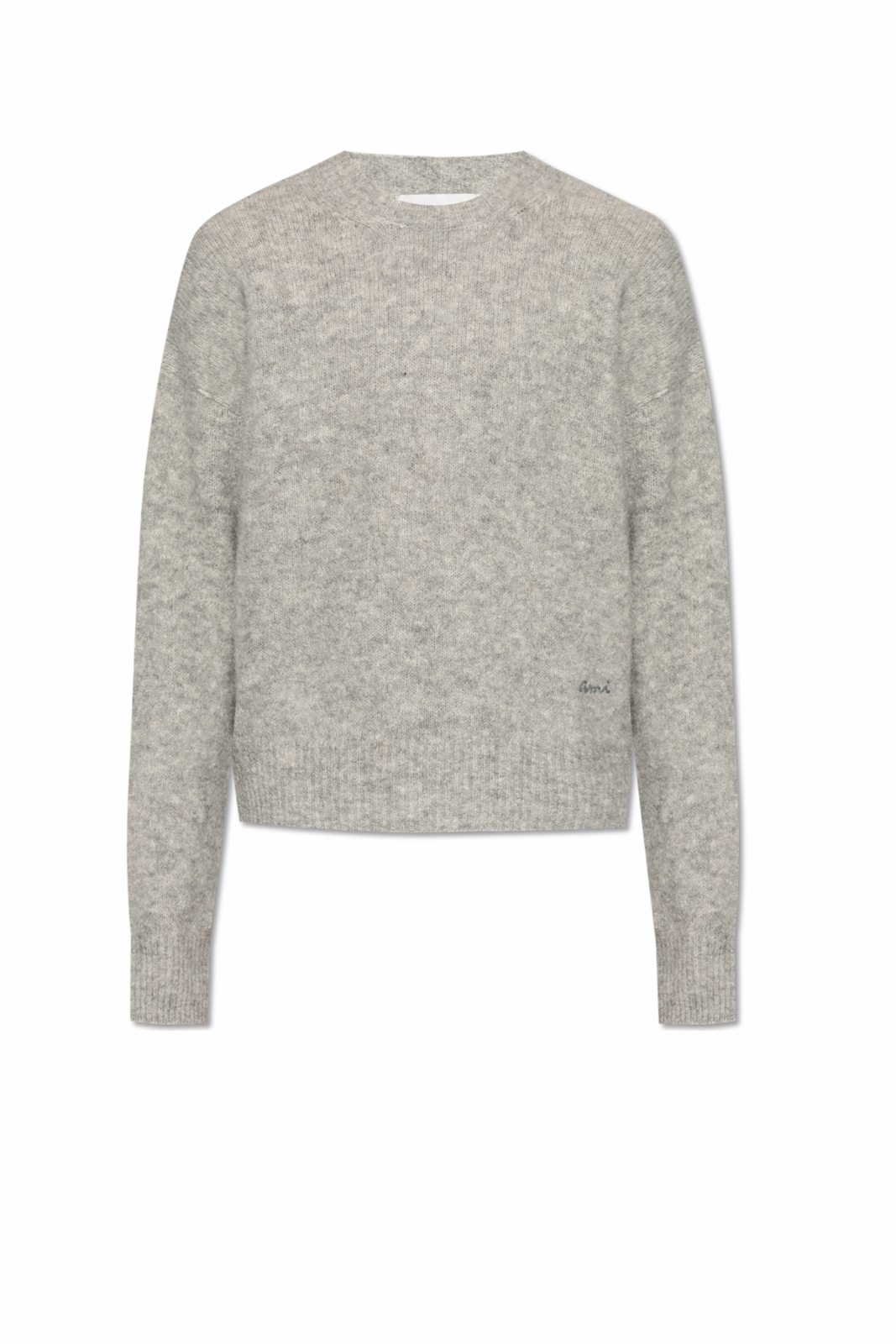 Ami Paris Ami Alexandre Mattiussi Grey Wool sweater with logo