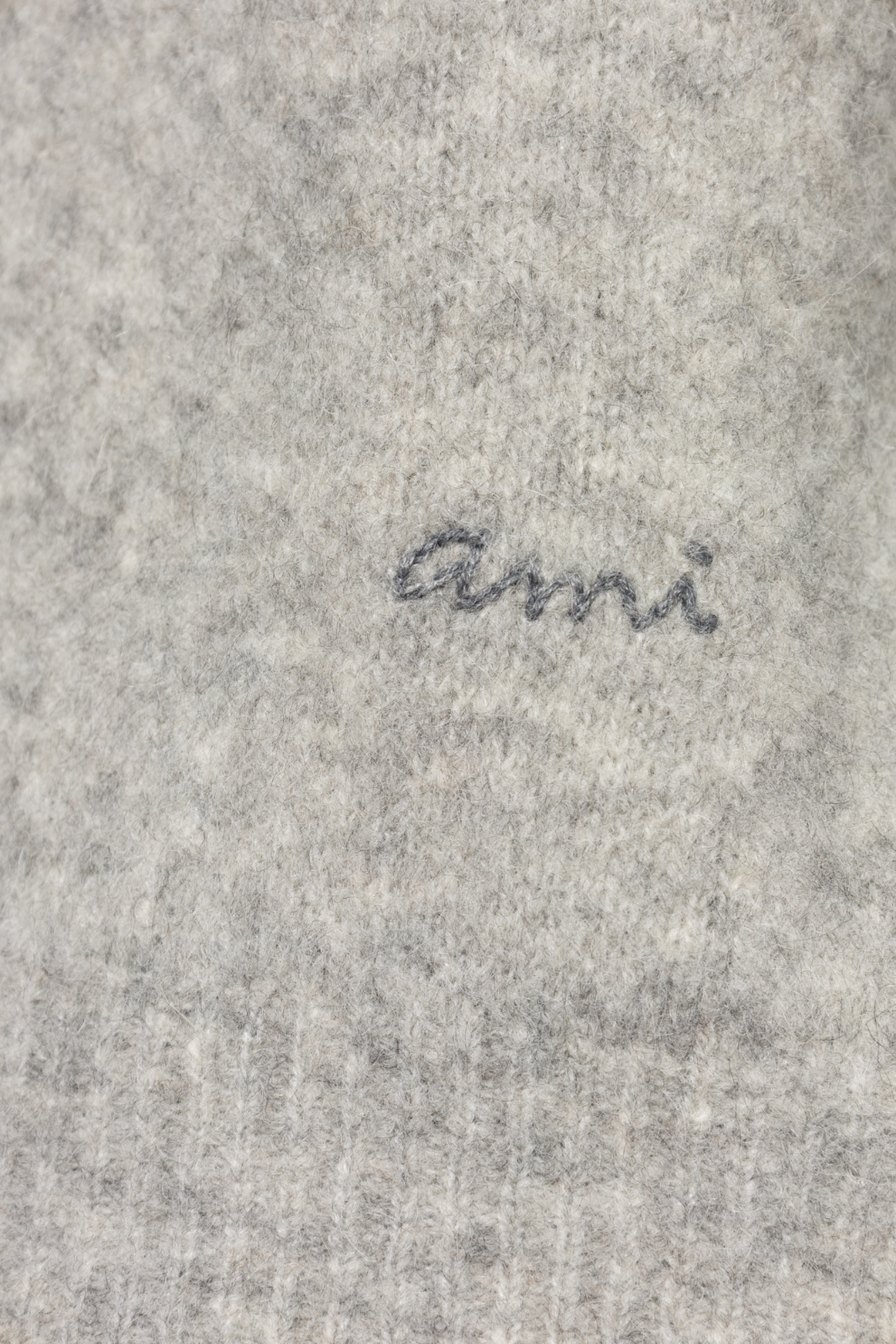 Ami Paris Ami Alexandre Mattiussi Grey Wool sweater with logo