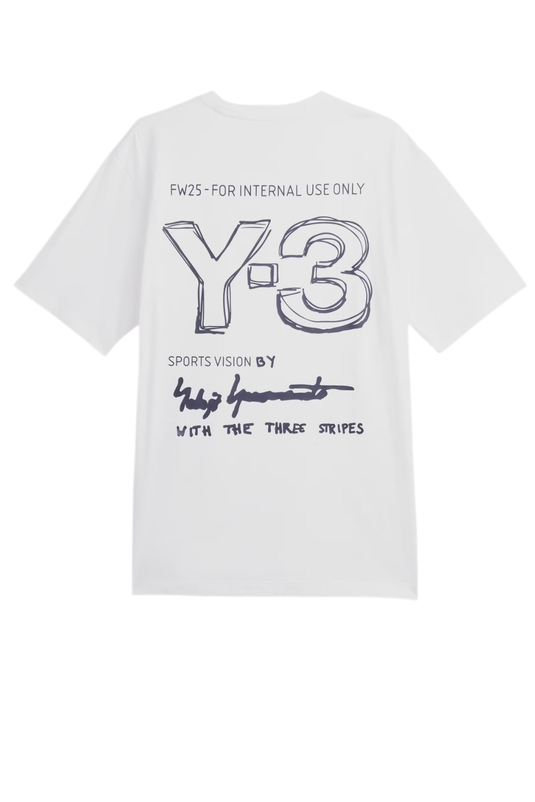 Y-3 Yamamoto White Short Sleeve Tee T-shirt for men