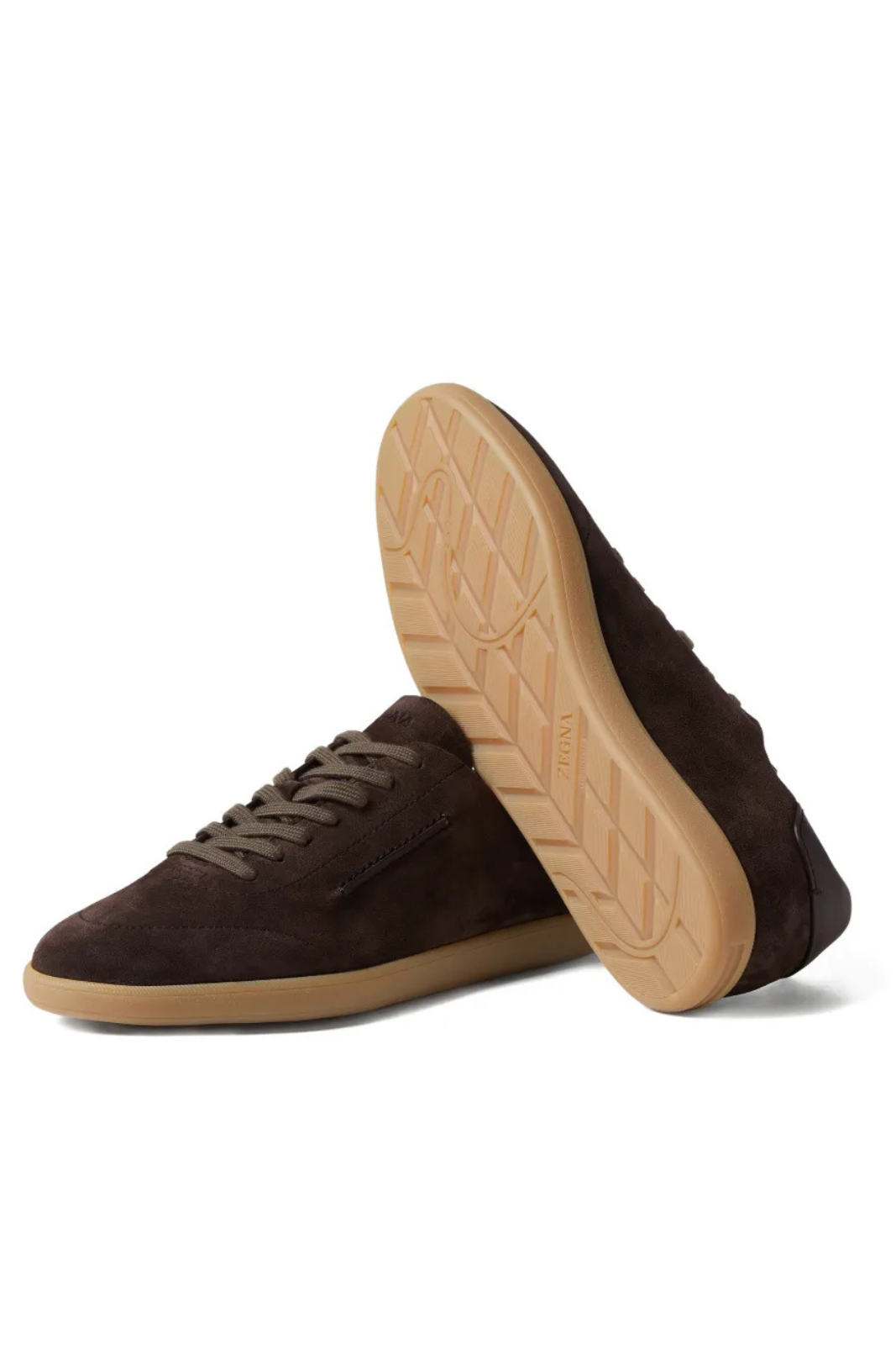 Sneakers barbati Zegna 232 Maro inchis
