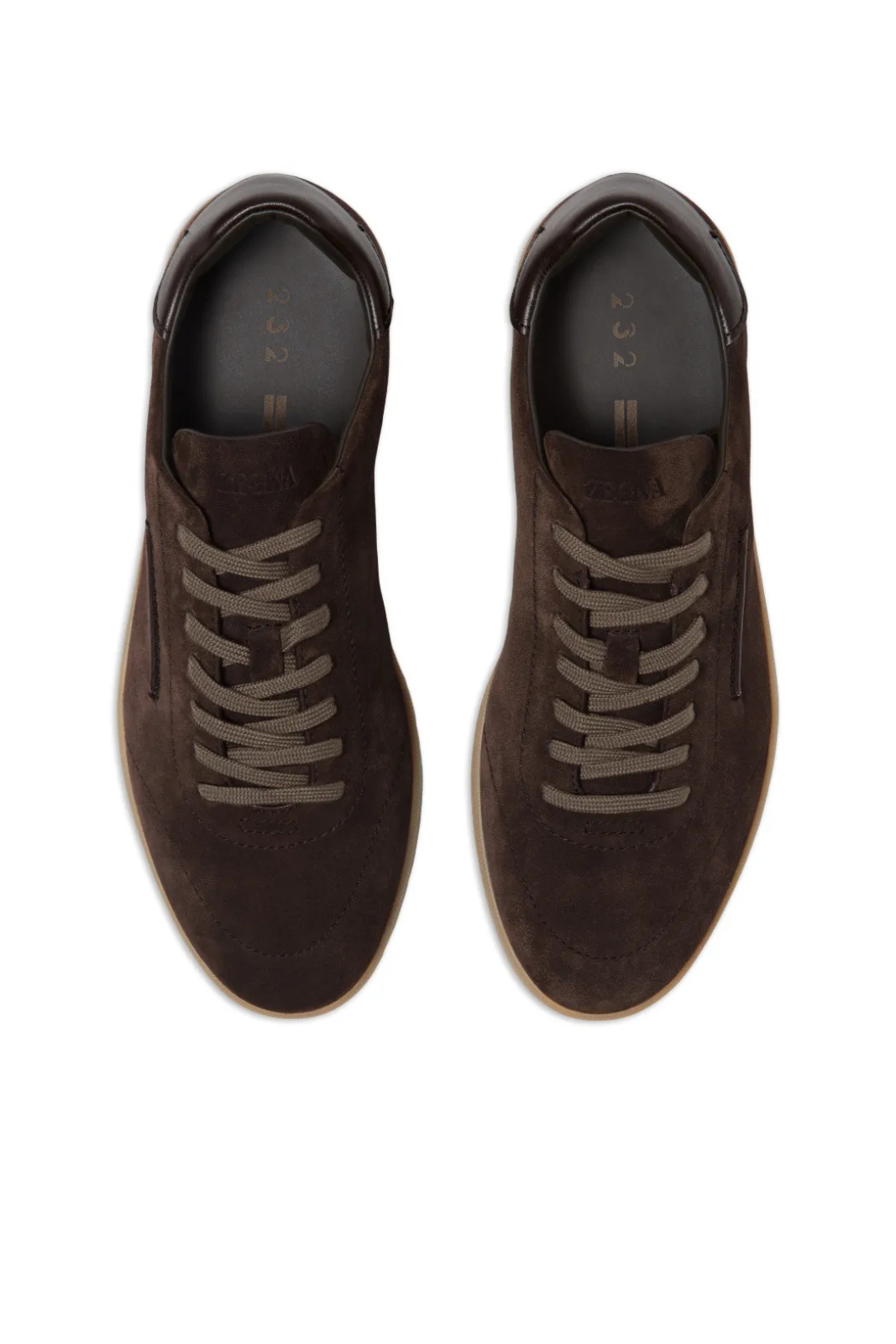 Sneakers barbati Zegna 232 Maro inchis