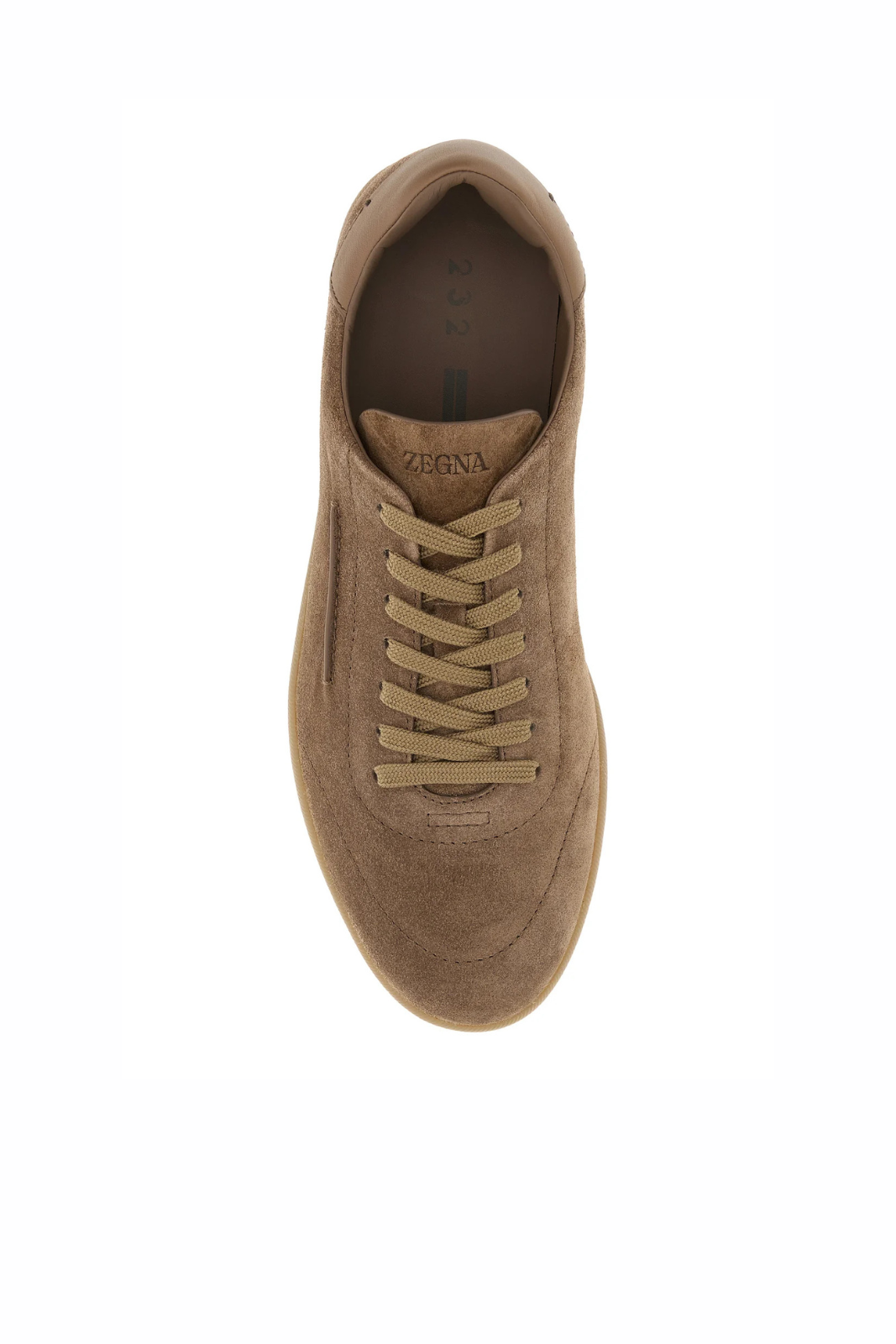 Zegna Biscuit suede sneakers Beige